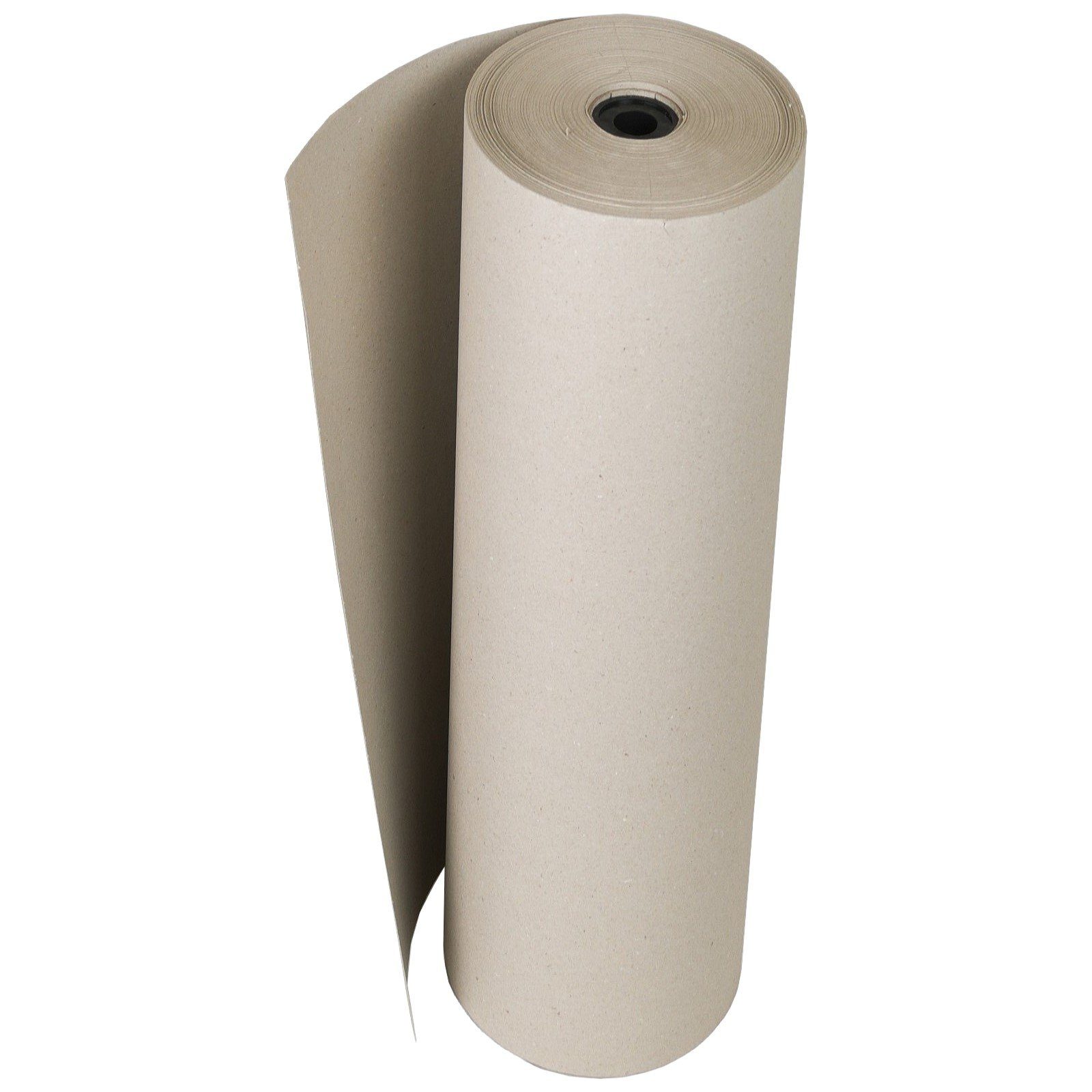 200m Packpapier Rollen-Schrenzpapier Verpackungen Seidenpapier, Füllmaterial 100g/m² KK Grau 1x