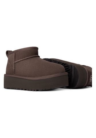 UGG KIDS' CLASSIC ULTRA MINI PLATFORM Aulinukai  Ilgaauliai batai platforminiu padu batai žieminiai batai su Plateau