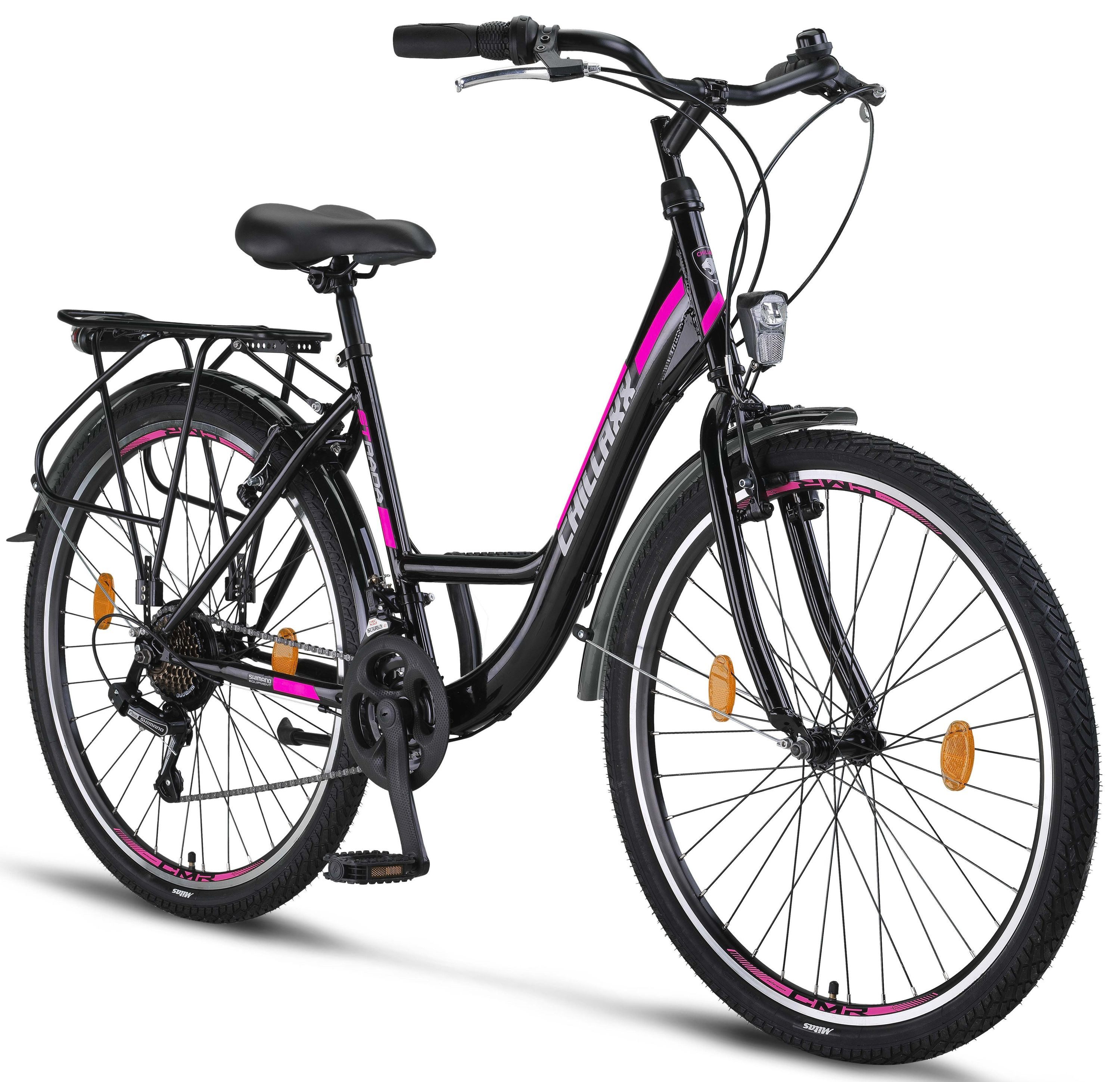 Chillaxx Cityrad Chillaxx Bike Strada Premium City Bike in 24, 26, 28 Zoll