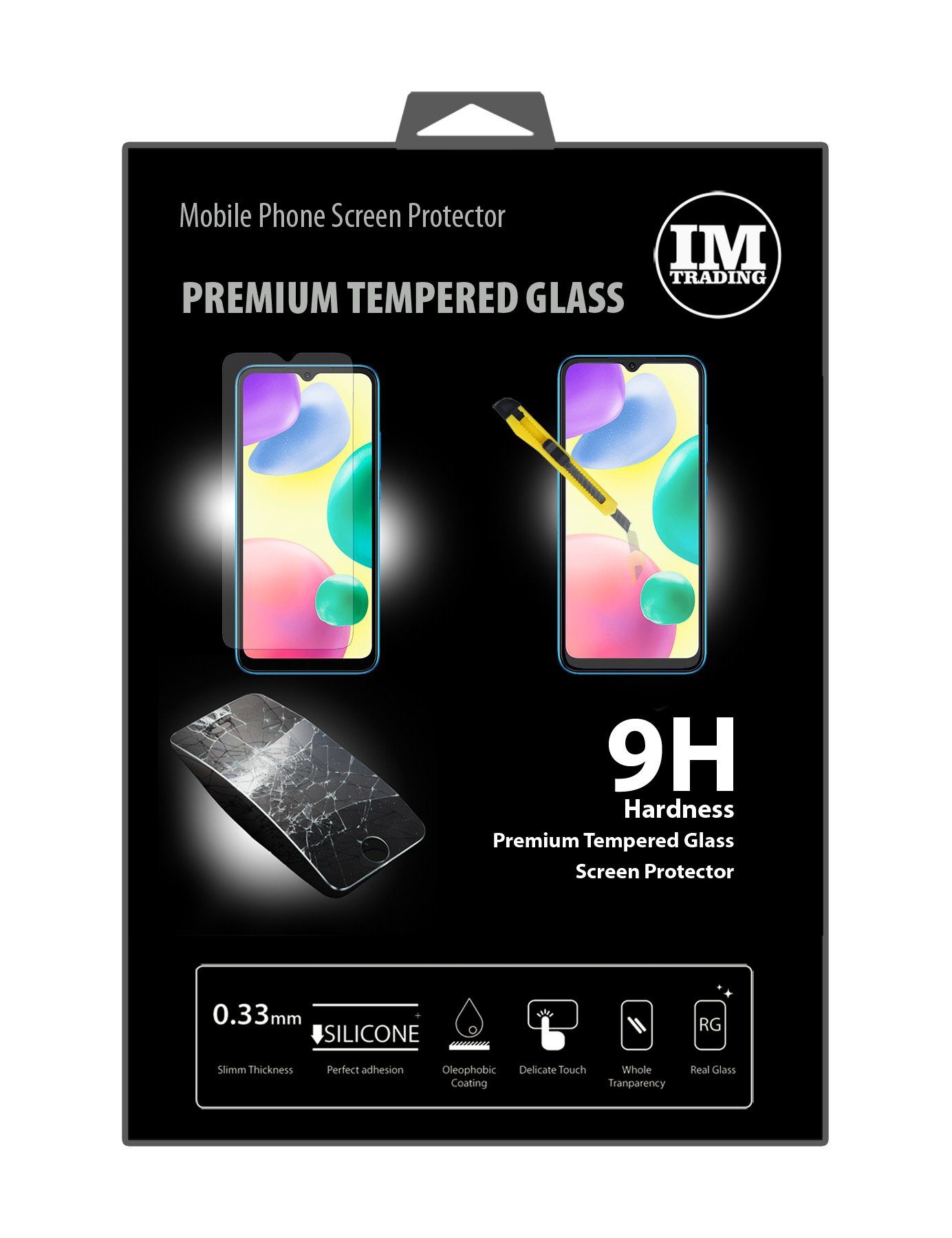 COFI 1453 Displayschutzglas 2x Schutzglas 9H kompatibel mit Xiaomi Redmi Note 14 5G, 2 Stück