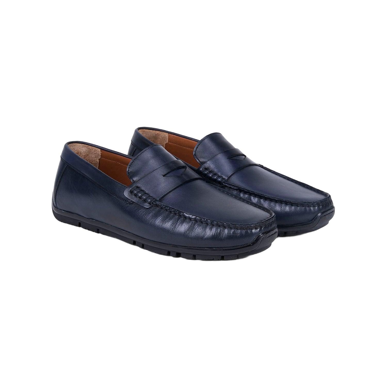 Desa DESA Herren-Lederslipper für den Alltag Loafer