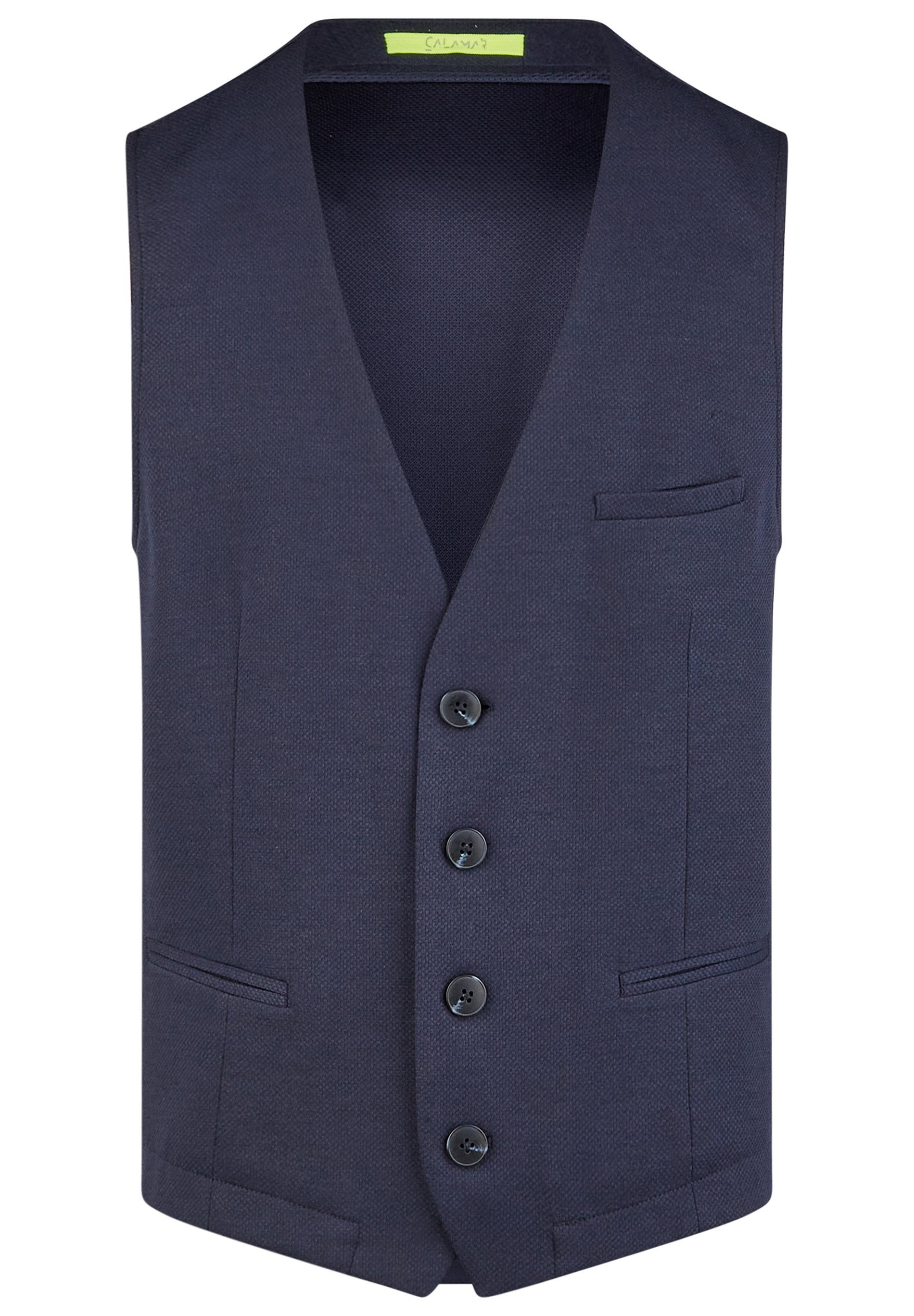 Anzugweste Cotton Blend Sakko Weste