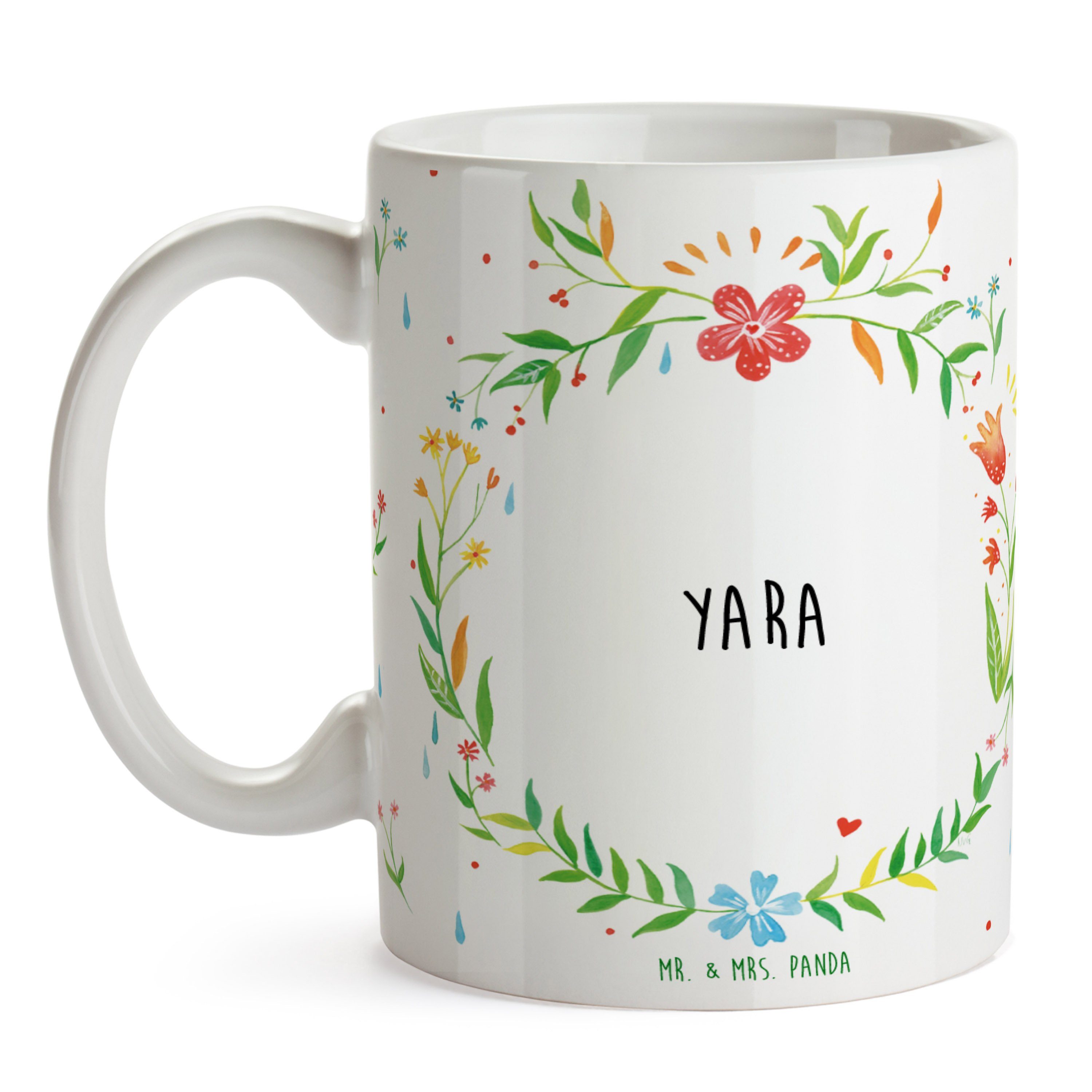 Geschenk Motive, Panda Tasse, - & Yara Porzellantasse, Tasse Keramik Geschenk, Kaffee, Mr. Tasse Mrs.