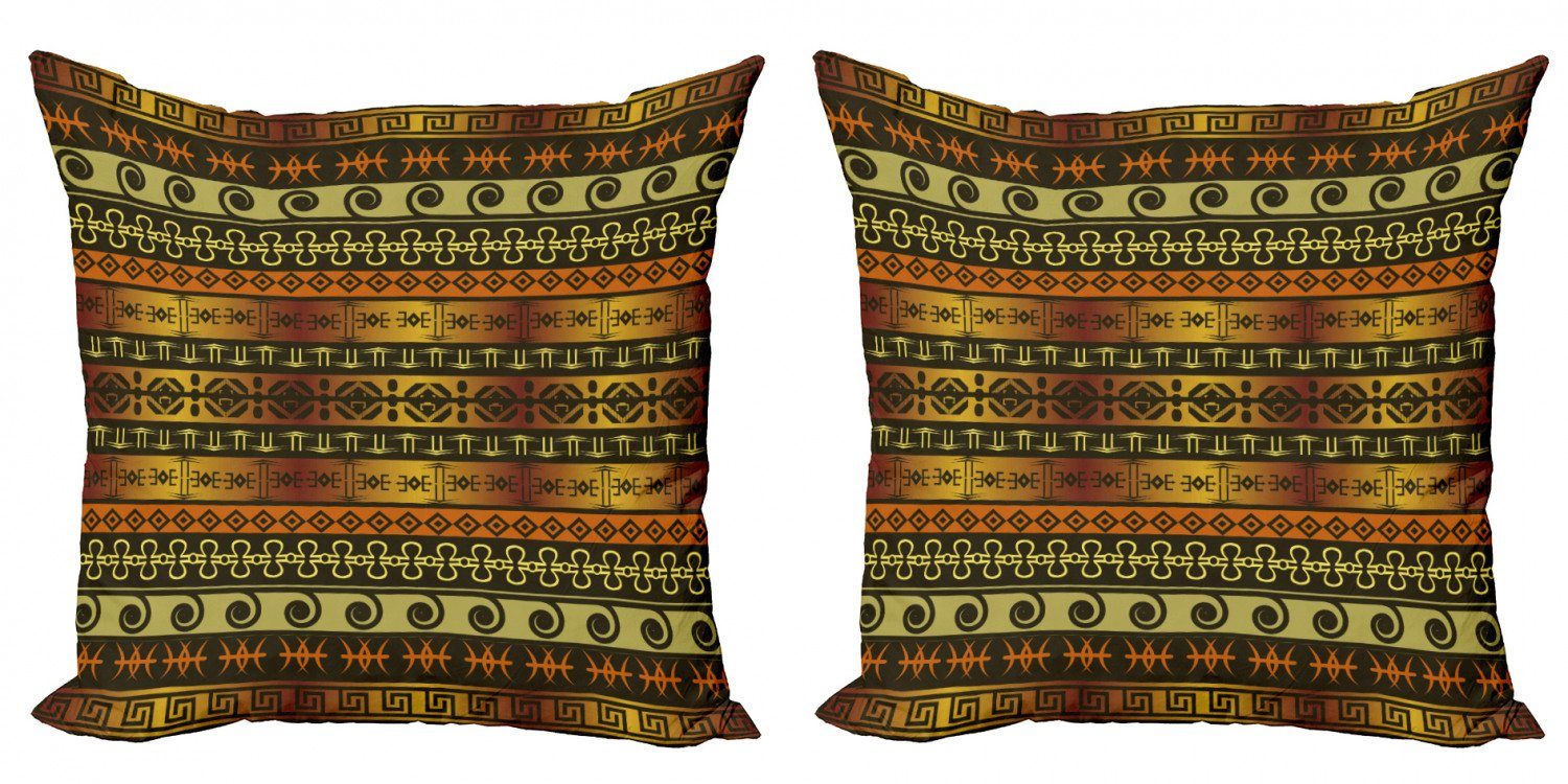 Kissenbezüge Modern Accent Doppelseitiger Digitaldruck, Abakuhaus (2 Stück), Sambia traditionelle Ceremonial
