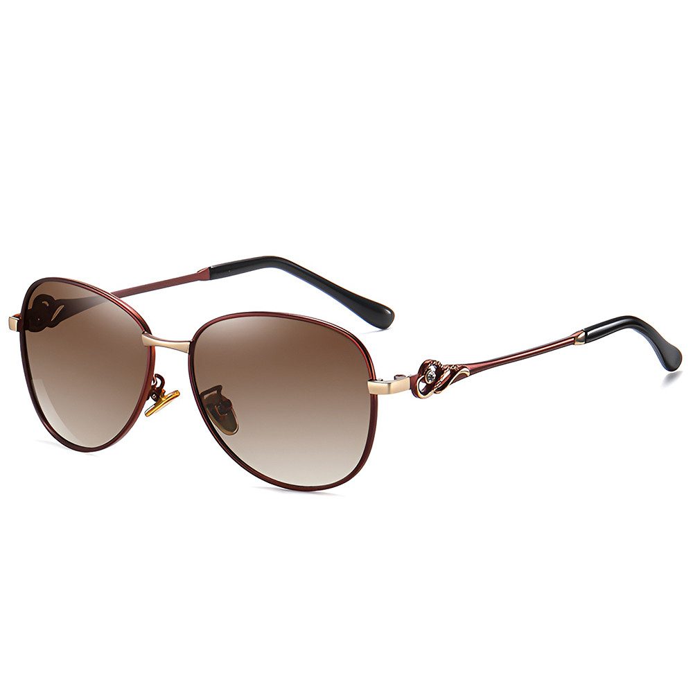 PACIEA Sonnenbrille Damen UV Schutz Polarisiert Metall Elegant Outdoor