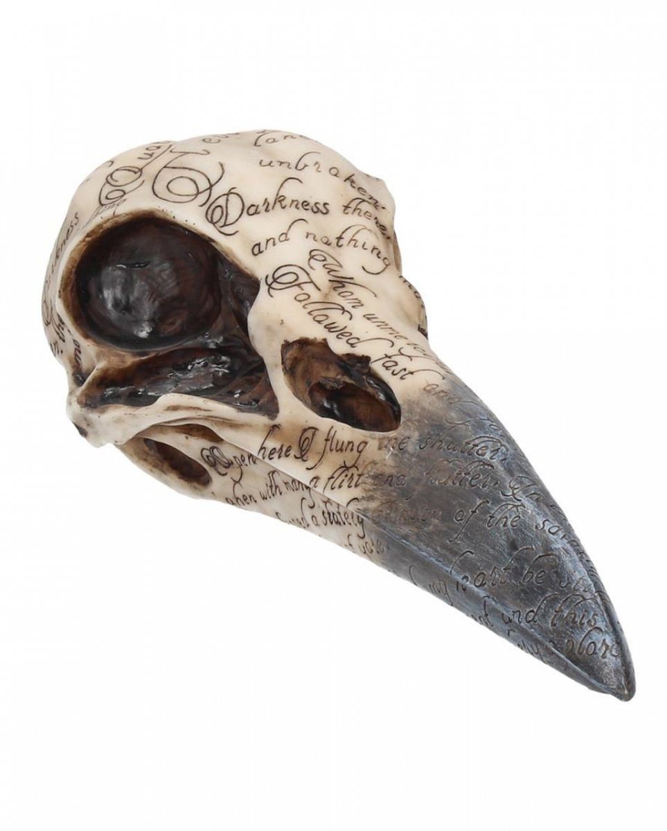 Horror-Shop Dekofigur Edgar´s Skull Raven