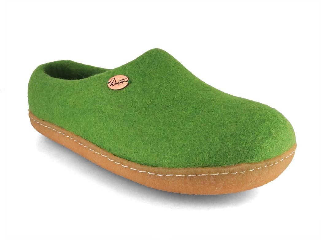 Barfuß-Hausschuhe Footprint mit Naturgummisohle Hausschuh