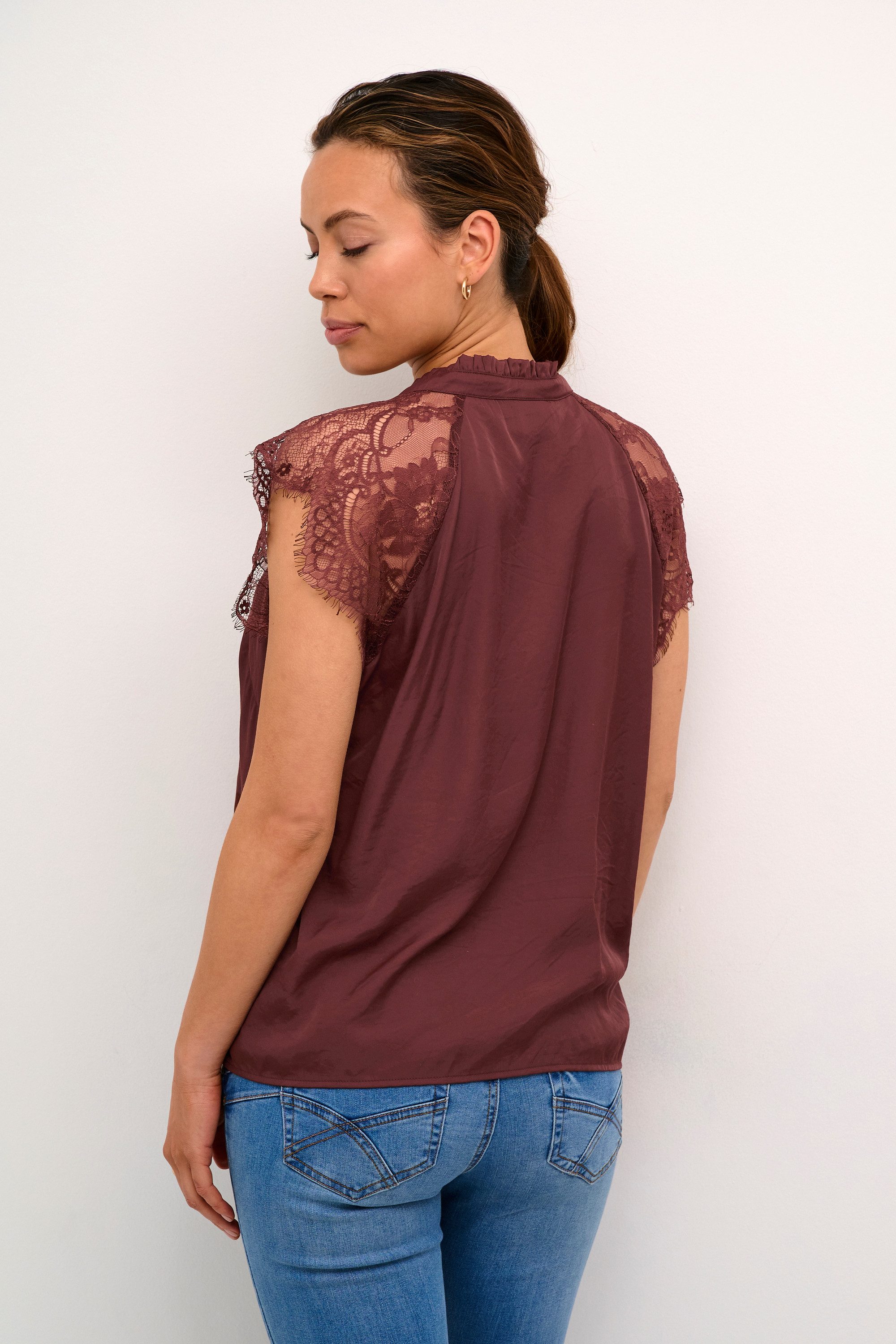 Cream Kurzarmbluse Bluse kurzarm CRNola