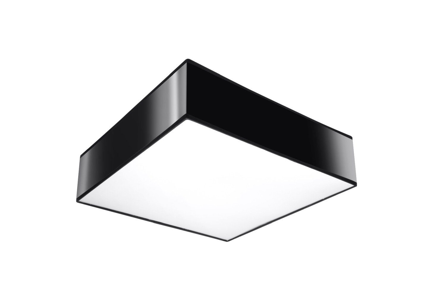 B35cm Schwarz Licht-Erlebnisse Modern Esszimmer 2-flmg Deckenleuchte MITRAS, Küche Deckenlampe Leuchtmittel, L35cm ohne Flur