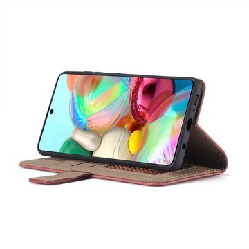 FITSU Handyhülle Hülle für Samsung Galaxy A71 Handytasche Flipcase 6,7 Zoll, Handytasche für Samsung A71 Hülle, Handy Case mit Geld- und Kartenfach