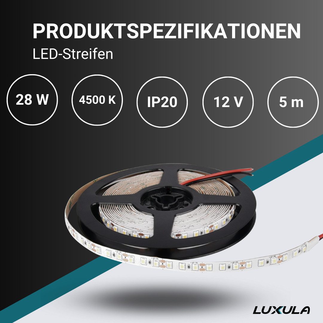 LUXULA LED-Streifen LUXULA LED-Streifen 6 W/m 4500 K neutralweiß