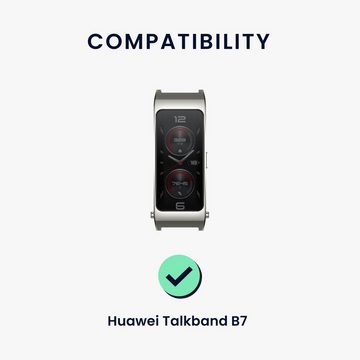 kwmobile Uhrenarmband 2x Sportarmband für Huawei Talkband B7, Armband TPU Silikon Set Fitnesstracker