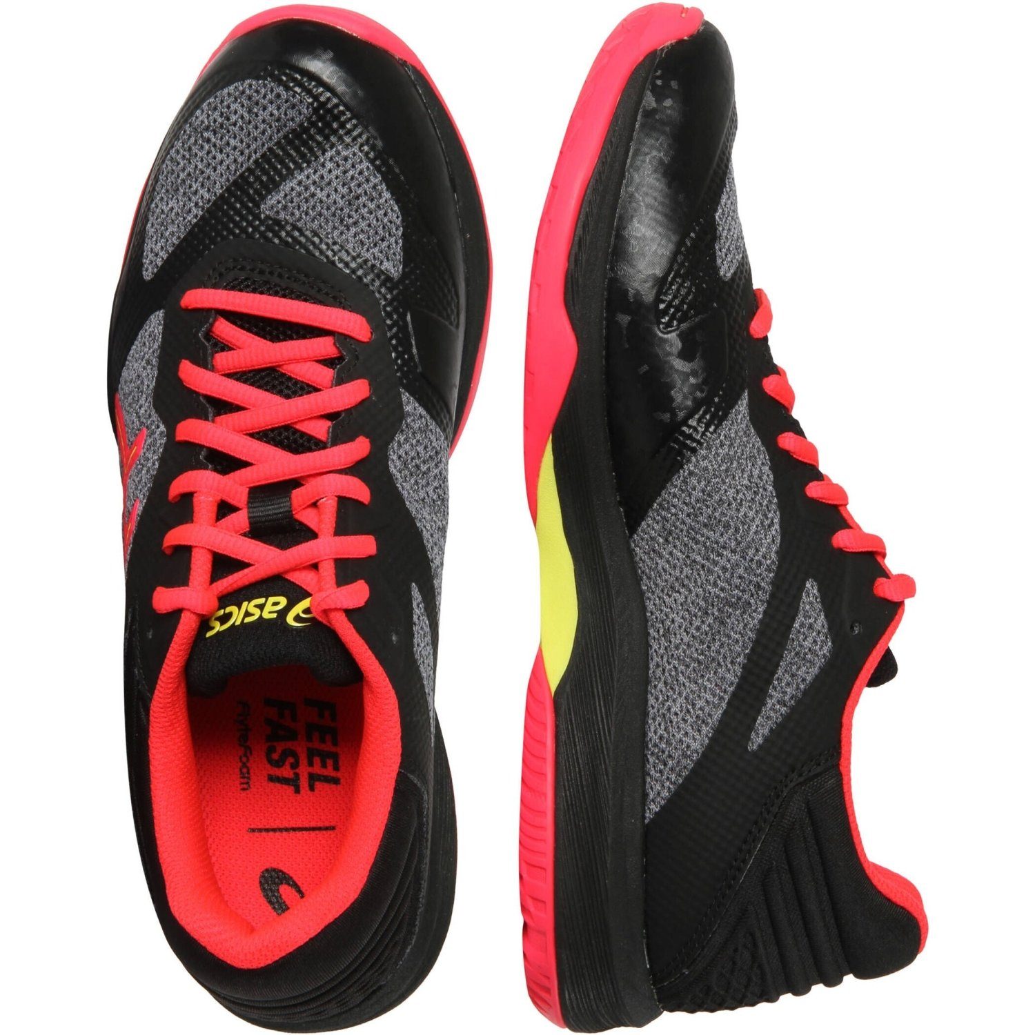 PINK Asics BLACK/LASER NETBURNER BALLISTIC FF Hallenschuh