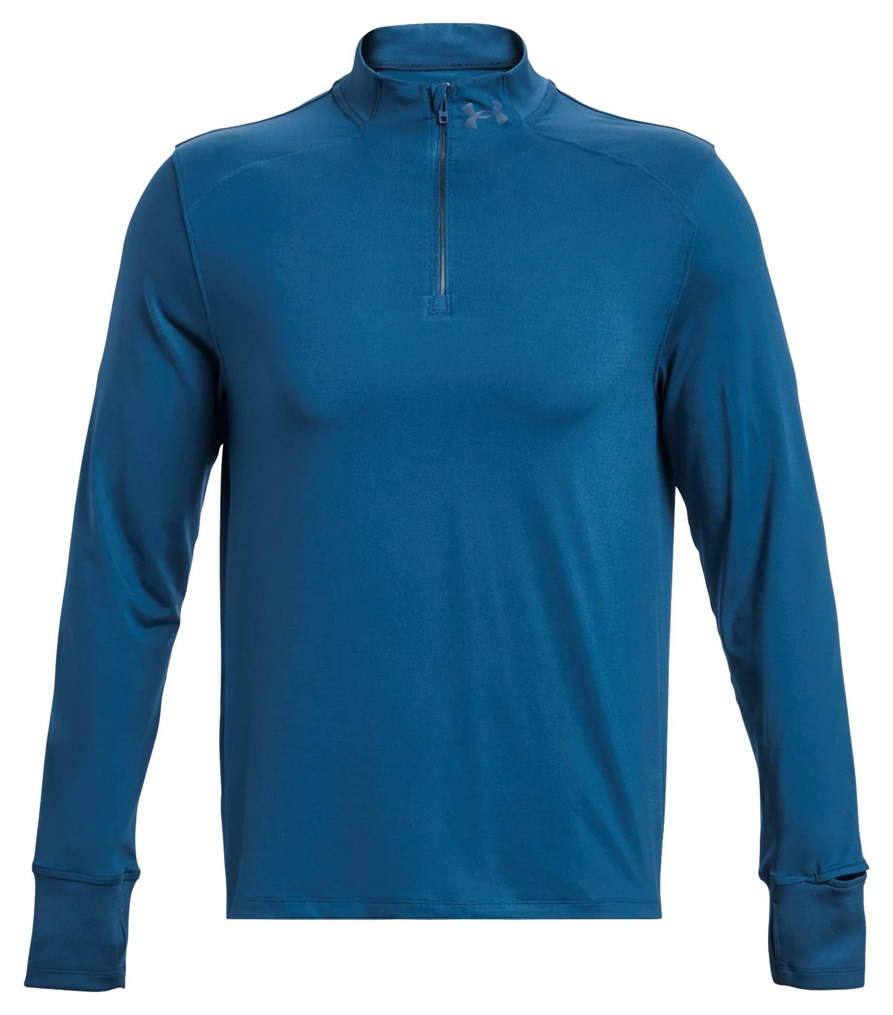 RUN (296) Armour® Under QUALIFIER (1-tlg) Sweatshirt Laufshirt Herren blau