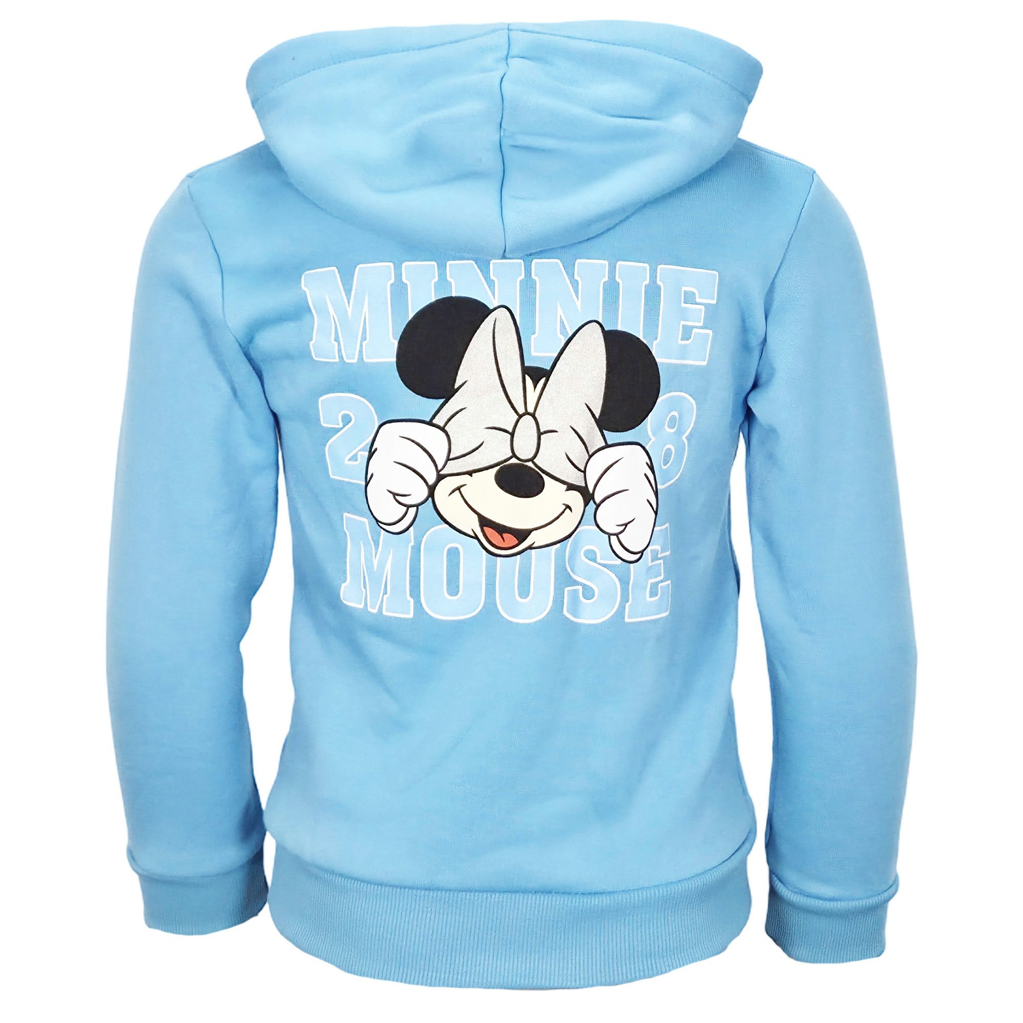Disney Kapuzenpullover Disney Minnie Maus Mädchen Kinder Kapuzen Hoodie Pullover Pulli Gr. 92 bis 128