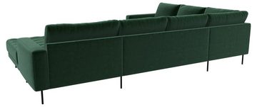 ebuy24 Ecksofa Rouge Ecksofa mit C.//Dunkelgrün//Rechtsgewen