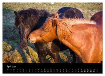 CALVENDO Wandkalender Island (Premium, hochwertiger DIN A2 Wandkalender 2023, Kunstdruck in Hochglanz)