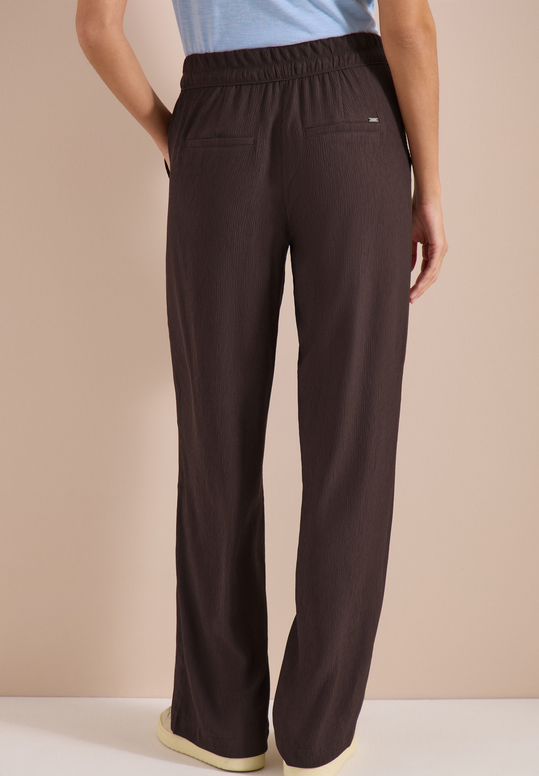CECIL Stoffhose Style Neele Sommerhose in Struktur-Optik