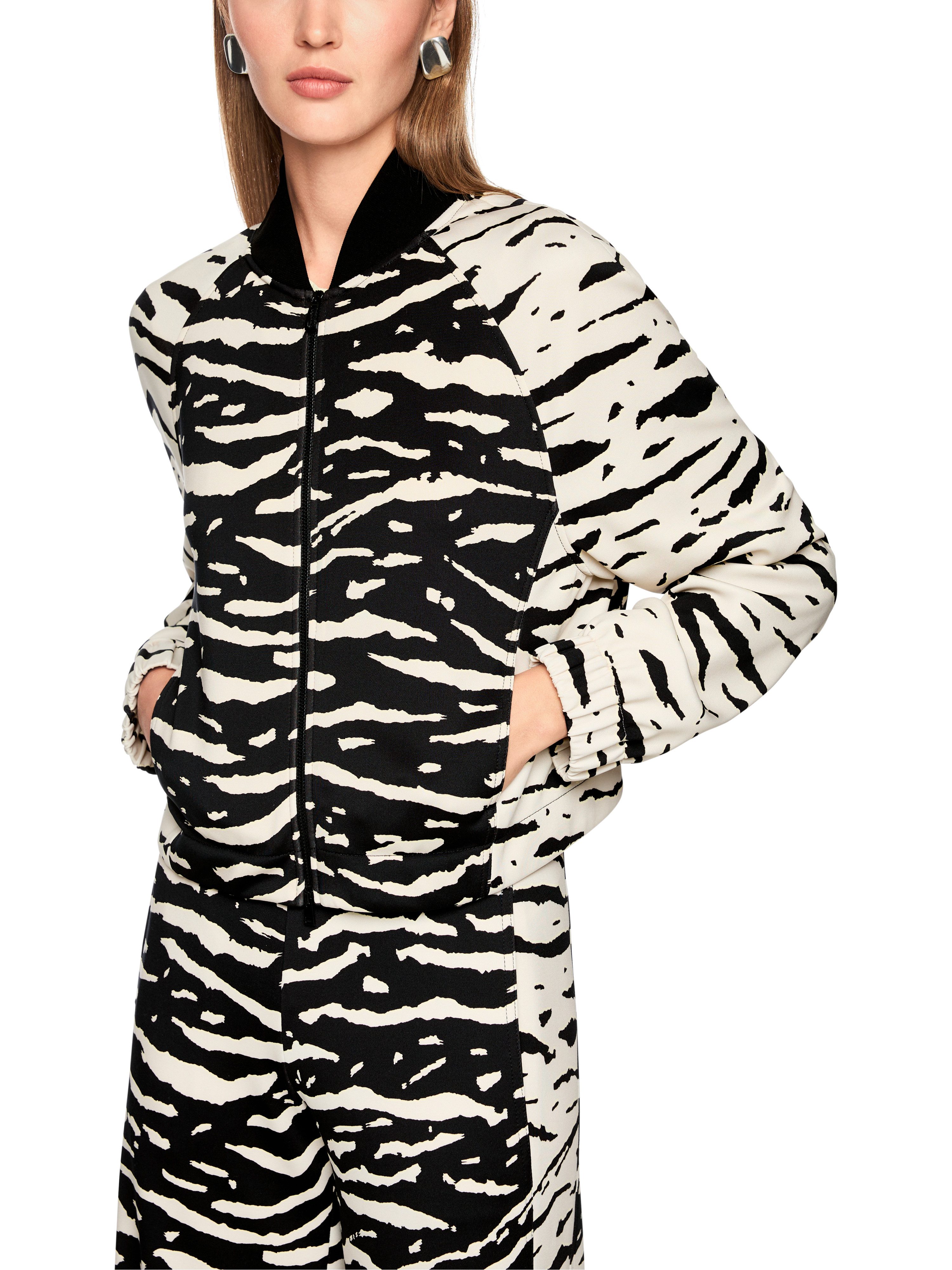 Marc Cain Blouson Tiger Mania Premium Damenmode mit Animal Print