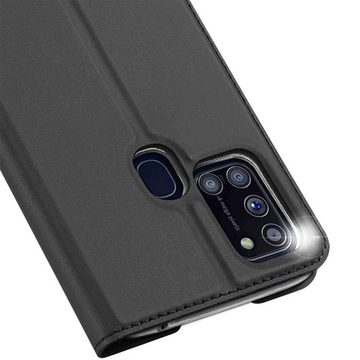 CoolGadget Handyhülle Magnet Case Handy Tasche für Samsung Galaxy A21s 6,5 Zoll, Hülle Klapphülle Ultra Slim Flip Cover für Samsung A21s Schutzhülle