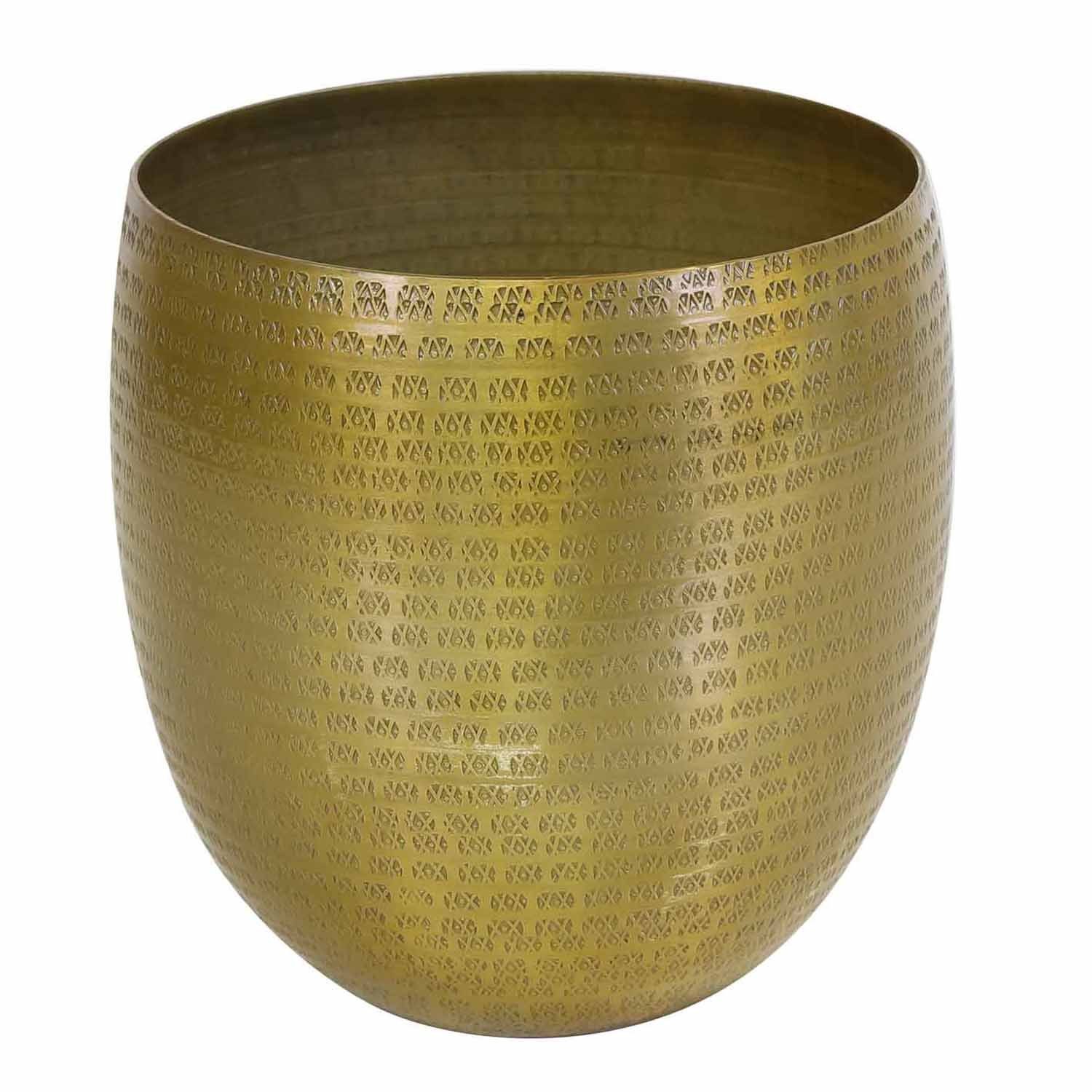 Casa Moro Pflanzkübel Orientalischer Blumentopf Vega Gold Aluminium Pflanzg günstig online kaufen
