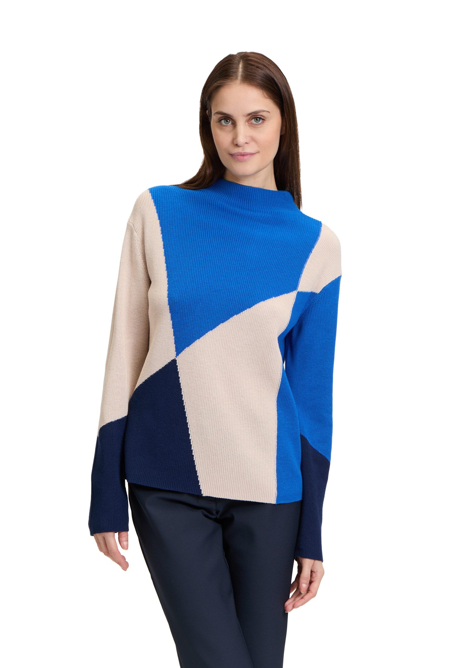 Strickpullover Betty Barclay Damen Feinstrickpullover mit Intarsie