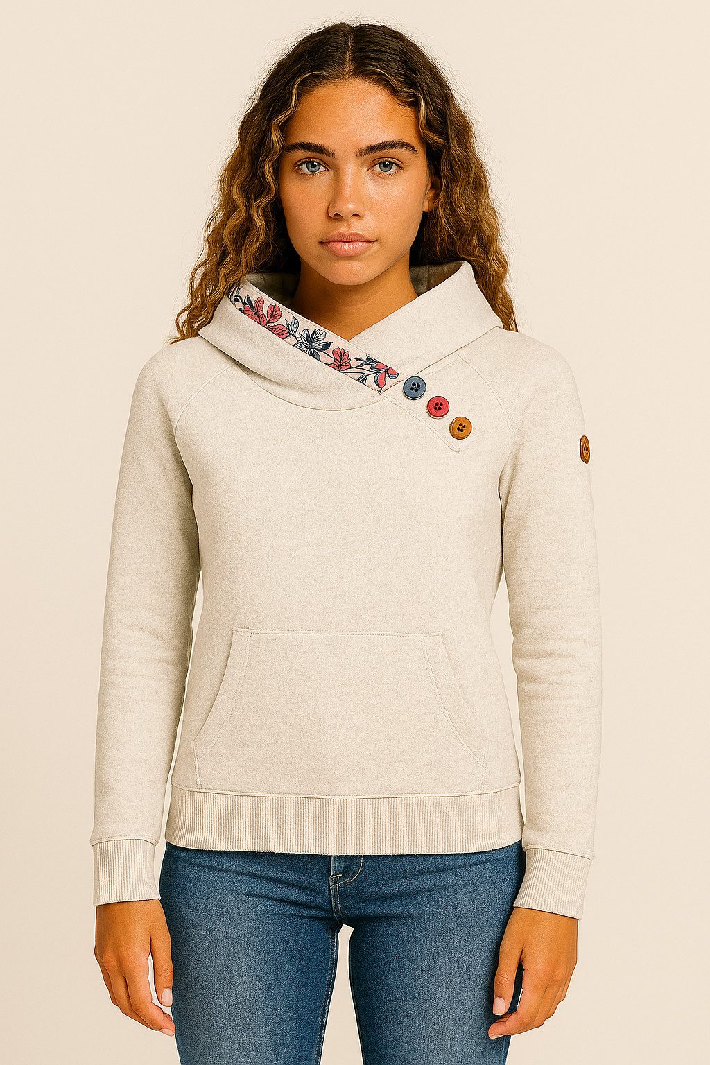 Ragwear Sweatshirt ANGELLIKA FLOWERS O mit günstig online kaufen