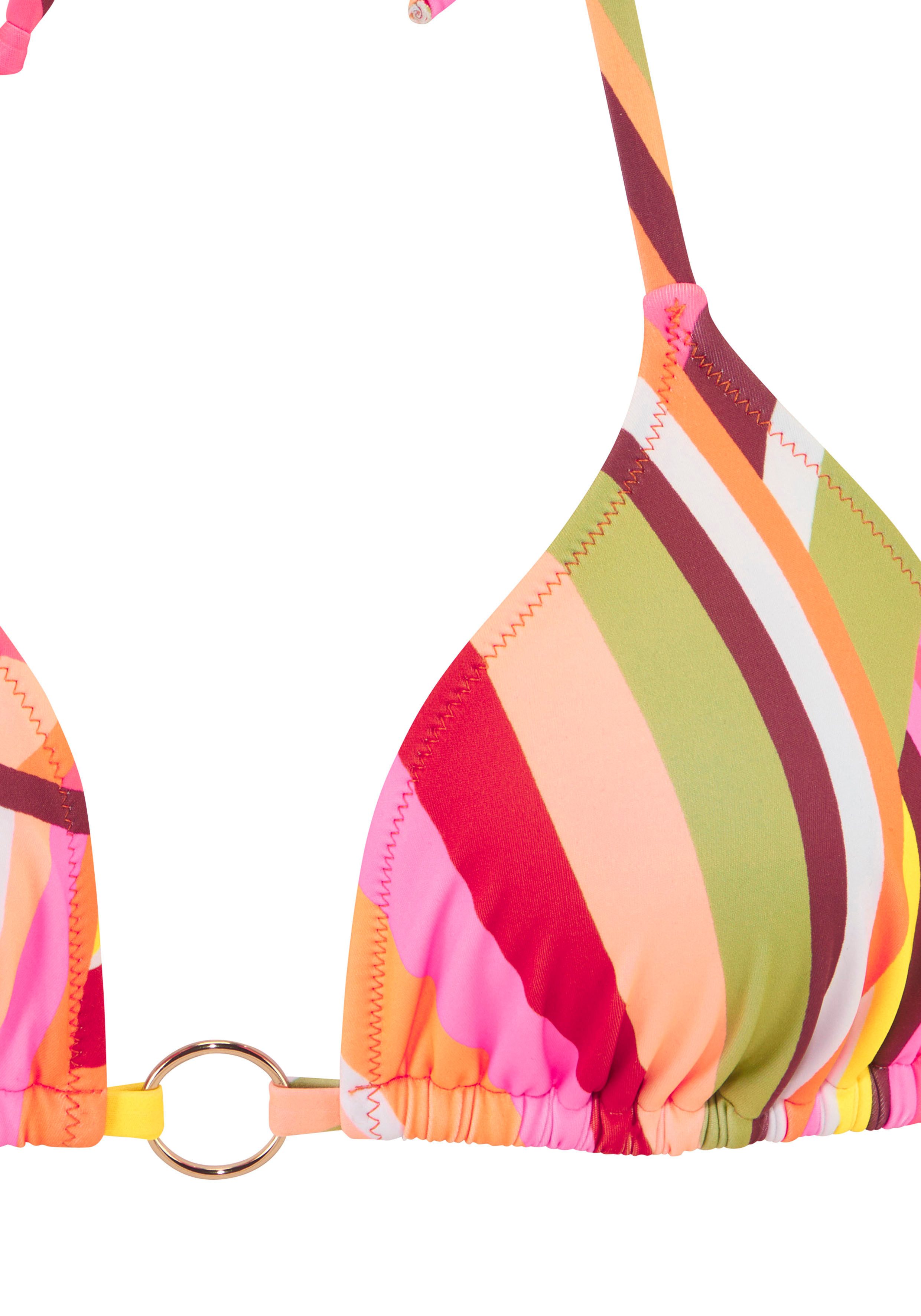 Bruno Banani Triangel-Bikini mit edlem Zierring – Bild 3 von 5