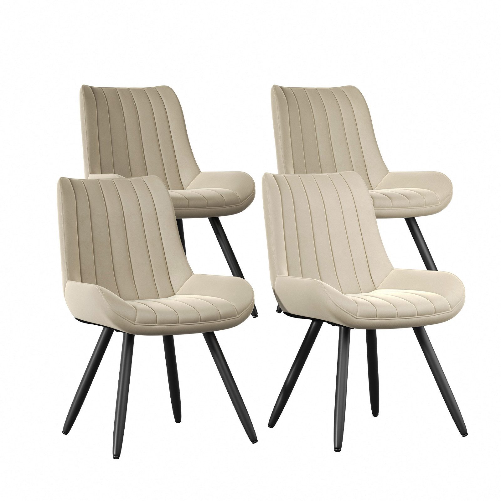 HawthyHome Esszimmerstuhl Stuhlset – Polsterstühle, Moderner Küchenstuhl (4 günstig online kaufen