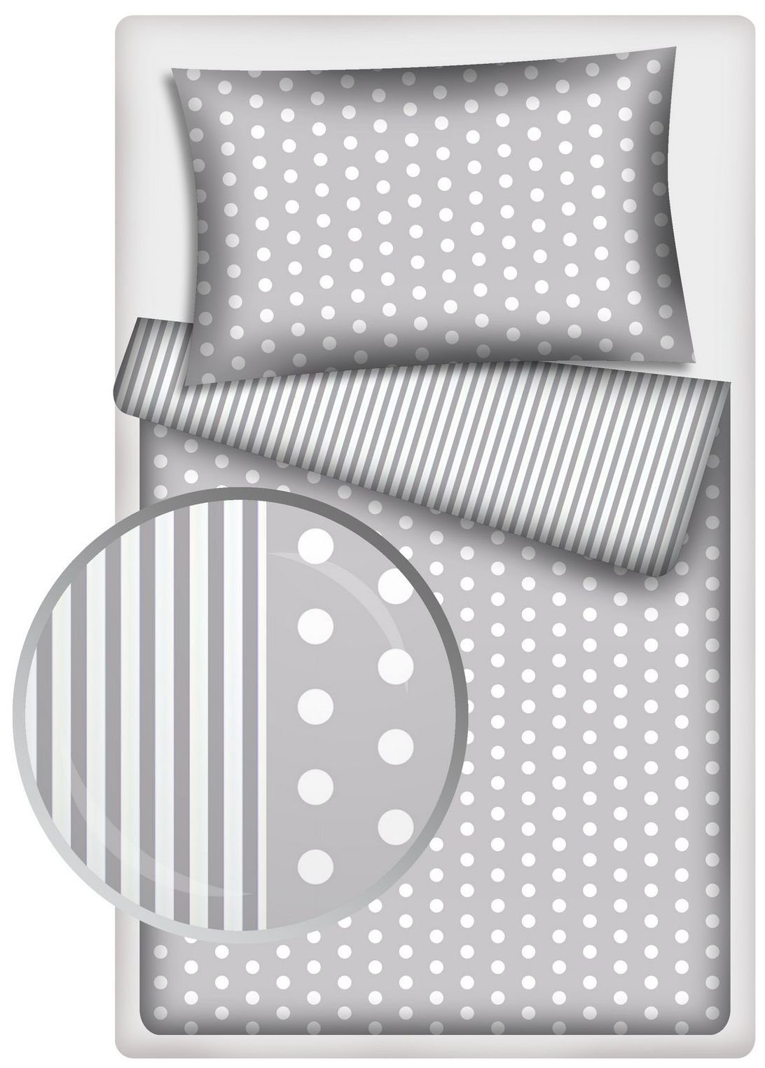 KiGATEX Kinderbettwäsche Kinder Wendebettwäsche 100% Baumwolle günstig online kaufen