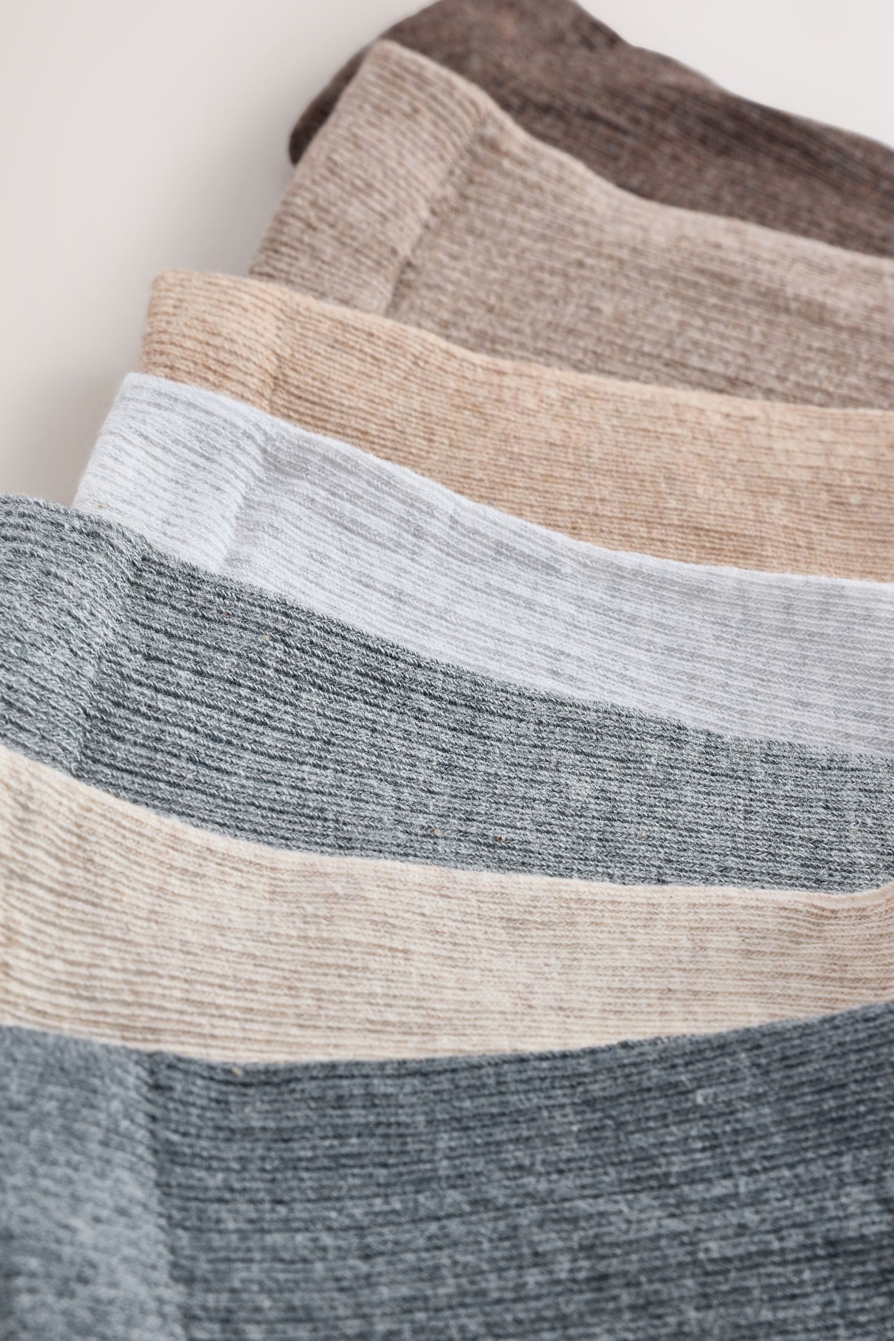 Next Kurzsocken Feinripp-Socken mit hohem Baumwollanteil, 7er-Pack (7-Paar)