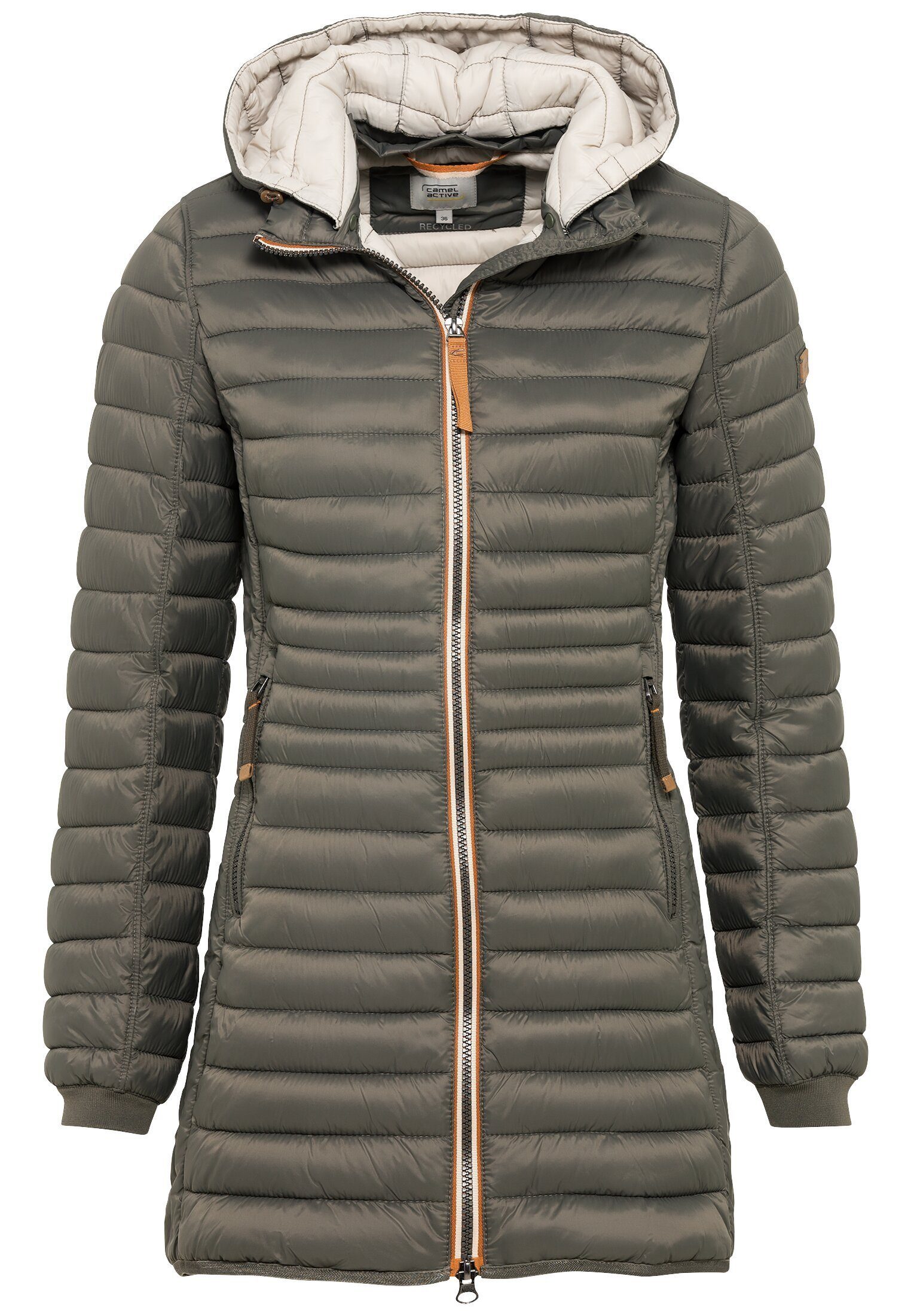 abnehmbarer Funktionsjacke mit Kapuze Khaki camel active