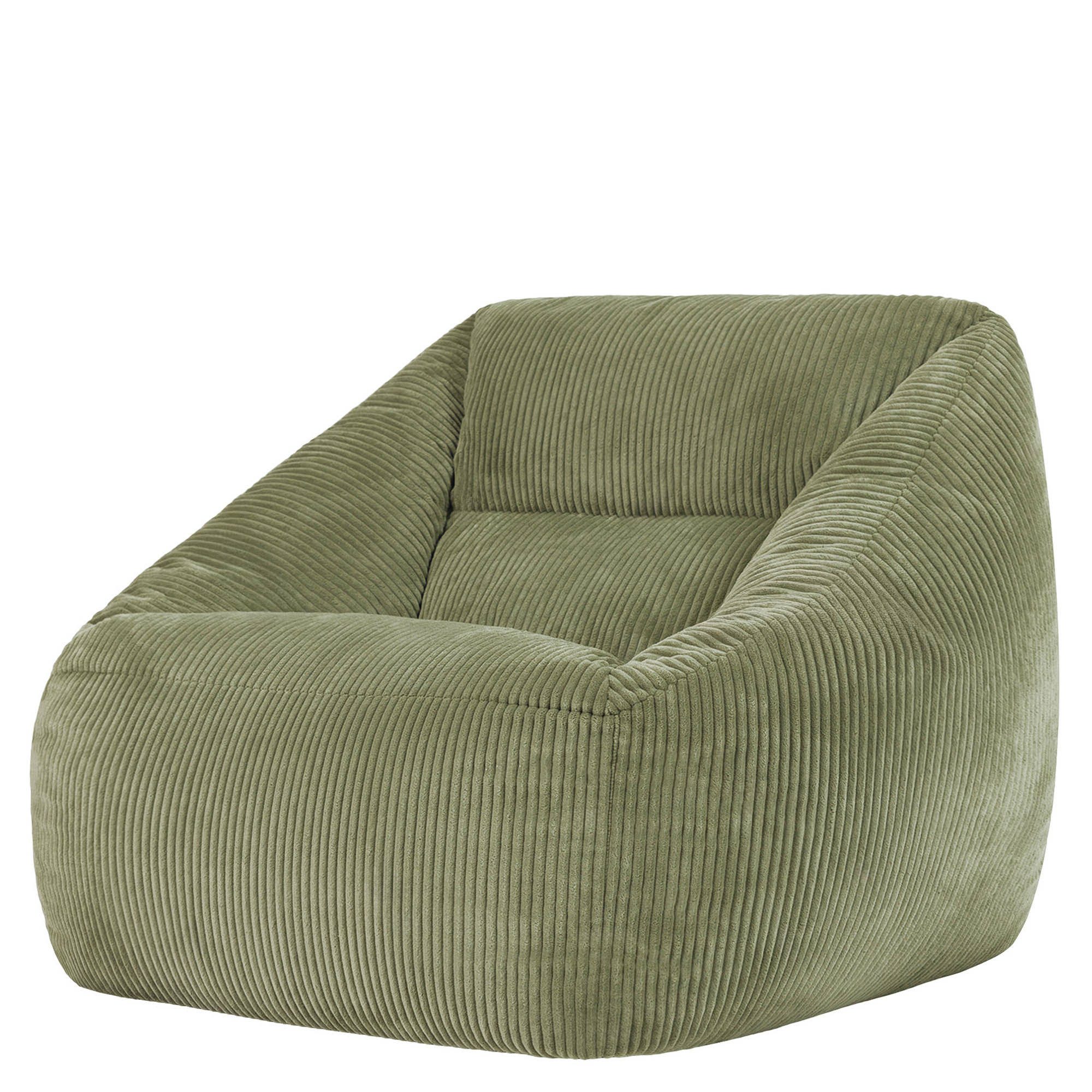 icon Sitzsack Riesen Sessel aus Cord Flauschig „Natalia", Sitzsack XXL, Made in Germany, für Erwachsene & Kinder, für Wohnzimmer