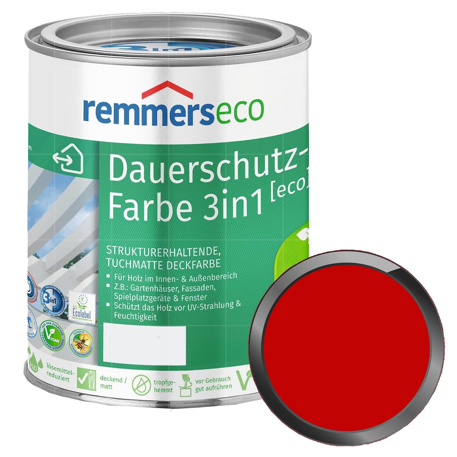 Remmers Wetterschutzfarbe ECO Dauerschutz-Farbe 3in1 - 2,5 LTR