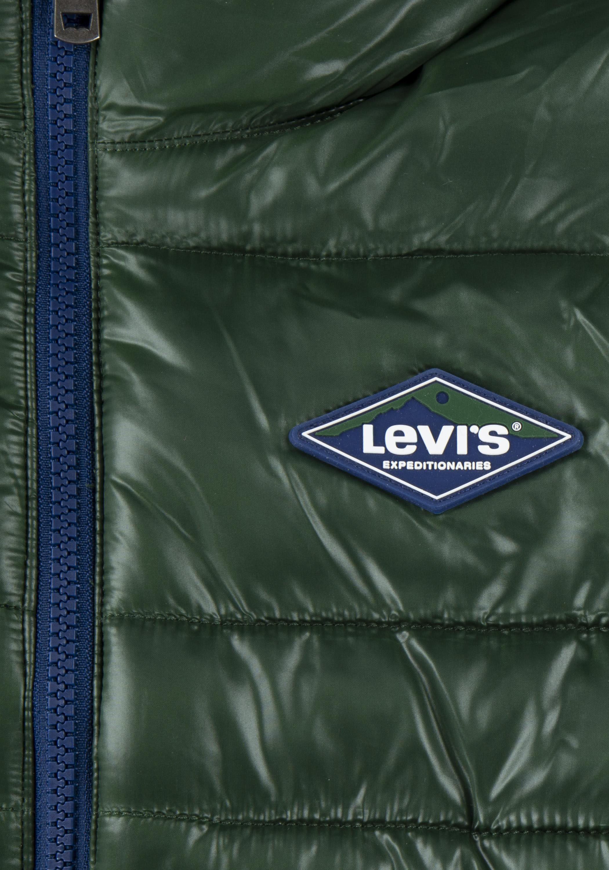 Levi's® Kids Steppjacke SHERPA LINED MDWT PUFFER JACKET for Boys mit Kapuze