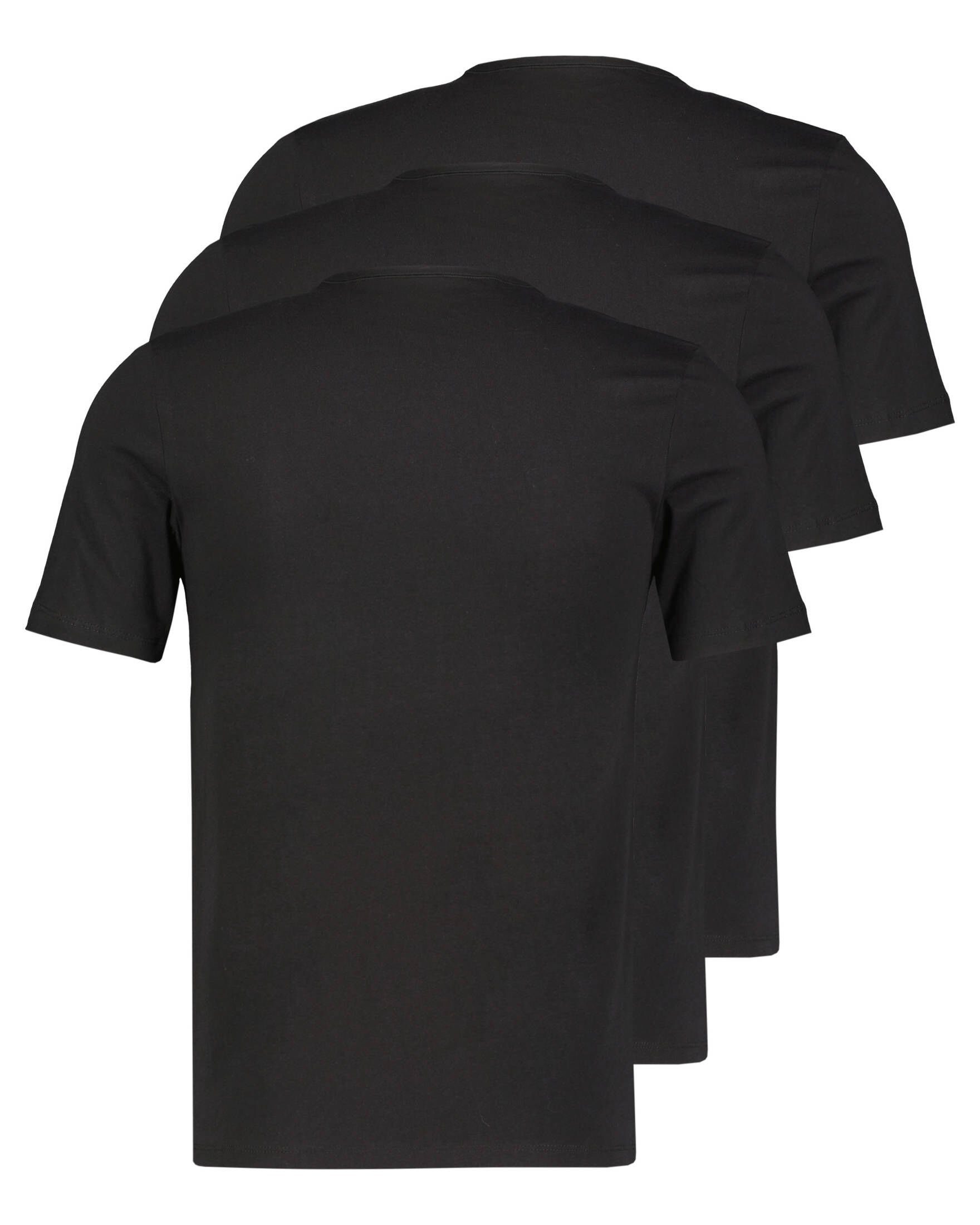 Herren schwarz 3er-Pack RN (15) (3-St) P TRIPLET Unterhemd HUGO Unterhemd