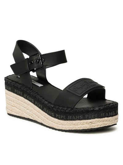 Pepe Jeans Espadrilles Witney Brand PLS90576 Black 999 Espadrille