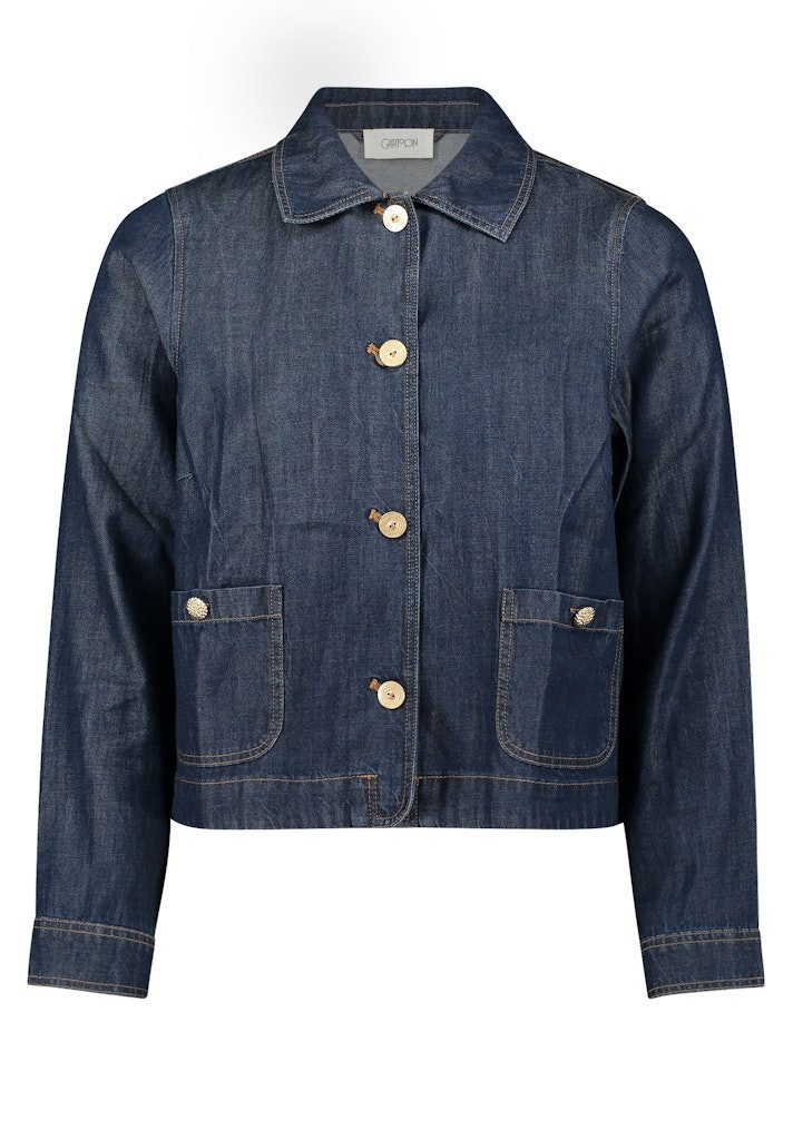 Cartoon Blusenponcho CARTOON / Da. Bluse / Blazerjacke Kurz 1/1 Arm