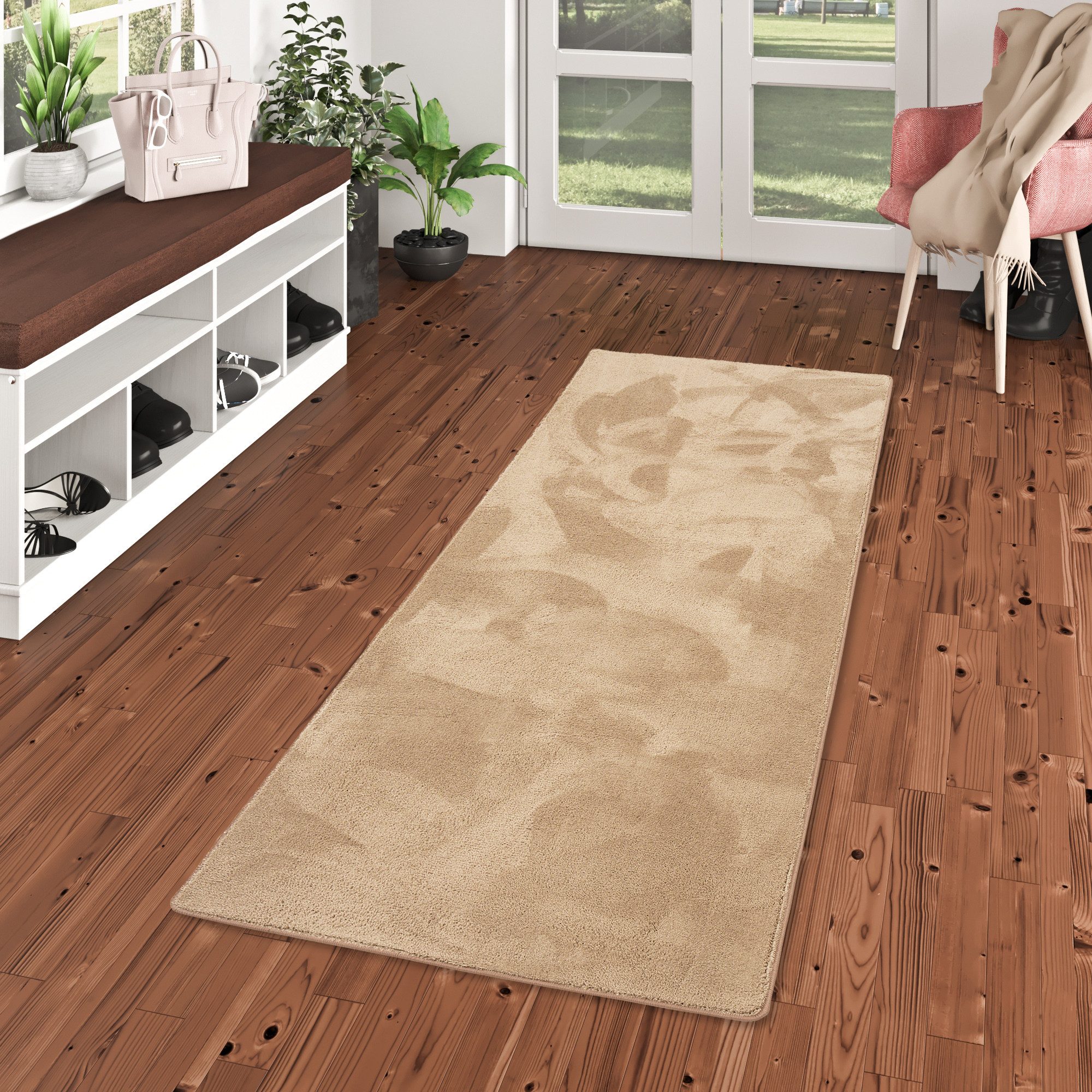 Snapstyle Hochflor-Läufer, Rechteckig, Höhe: 20 mm