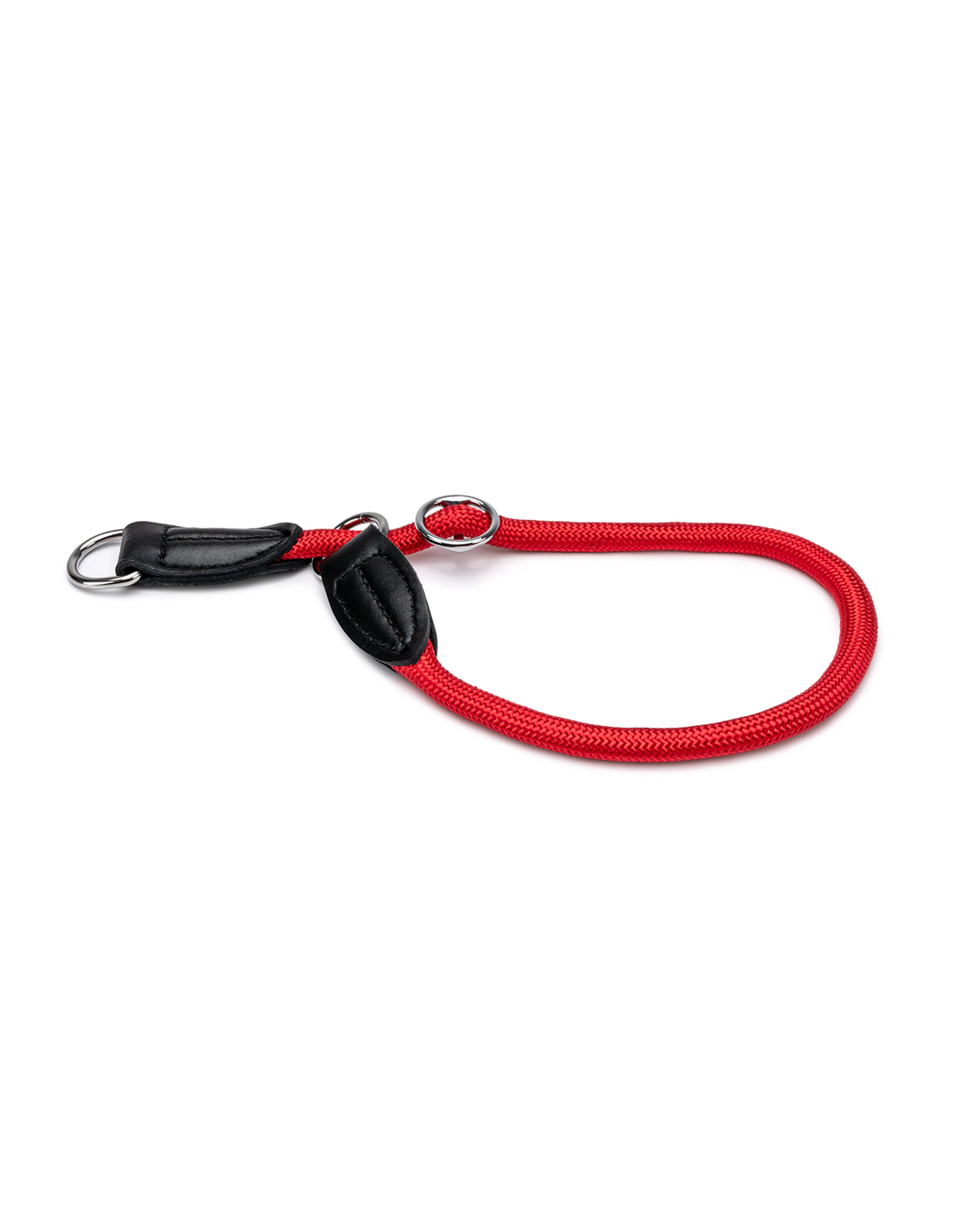lionto Hunde-Halsband mit Zugstopp, Retrieverhalsband, Nylon, verstellbar & leicht mit Stoppring