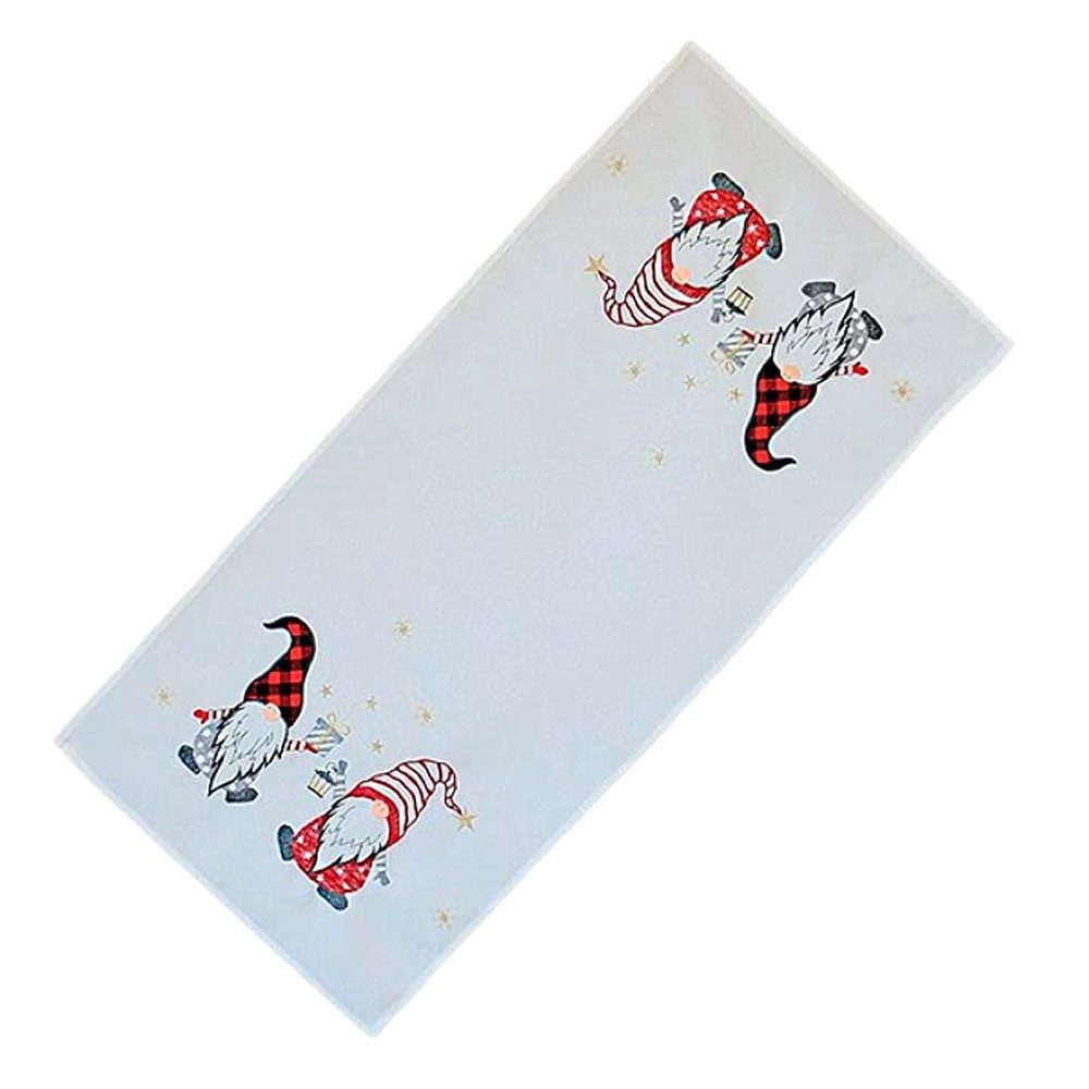 texpot Tischdecke Tischläufer Stickerei Zwei Wichtelmännchen günstig online kaufen