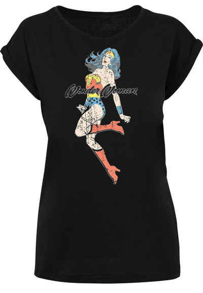 F4NT4STIC T-Shirt F4NT4STIC T-Shirt DC Comics Wonder Womand Classic Jump Print