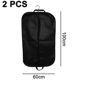 SOTOR Kleidersack Staubbeutel Anzugtasche Kleidung Aufbewahrung Staubschutzhülle (2 x Kleidersack-Set mit Tragegriffen und Kleidersack mit Reißverschluss)