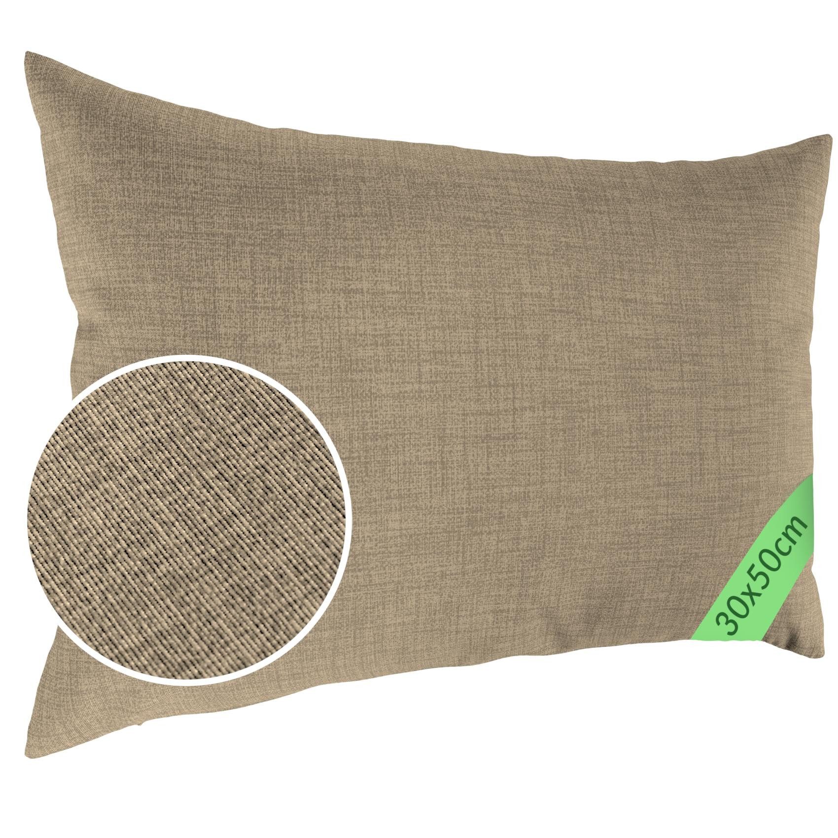 ANRO Dekokissen MrJack Kissenbezug Leinenoptik Deko Kissen Uni, Kissenbezug günstig online kaufen