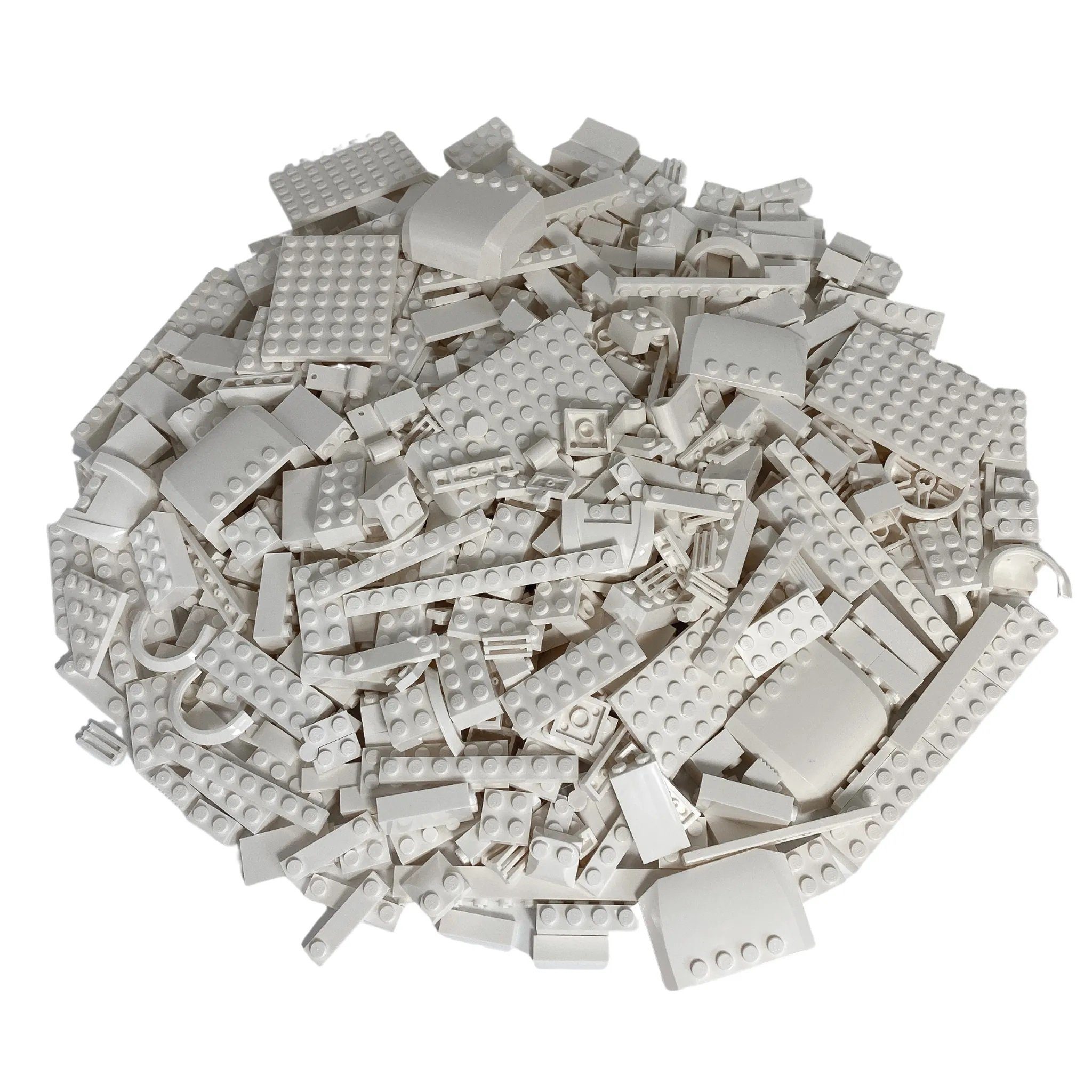 LEGO® gemischte weiße Steine, 1000 Teile Spielbausteine