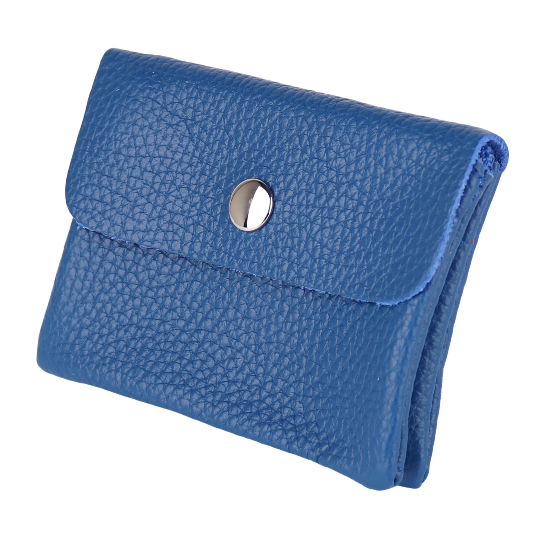 MIRROSI Mini Geldbörse Damen Kleines Portemonnaie MADE IN ITALY Echtleder (11x8x2cm BxHxT), viele tolle Trendfarben zur Auswahl, leicht