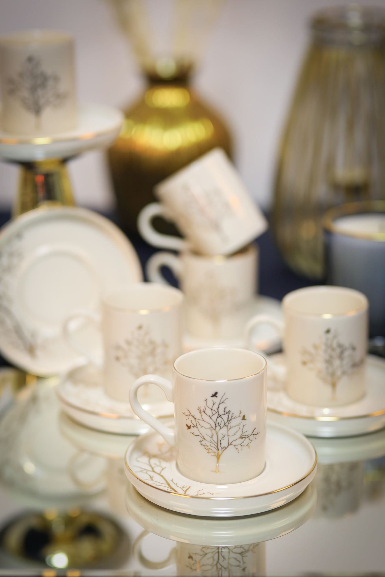 Hermia Concept Espressotasse Becher, 12-tlg., Porzellan, 12-teiliges Set