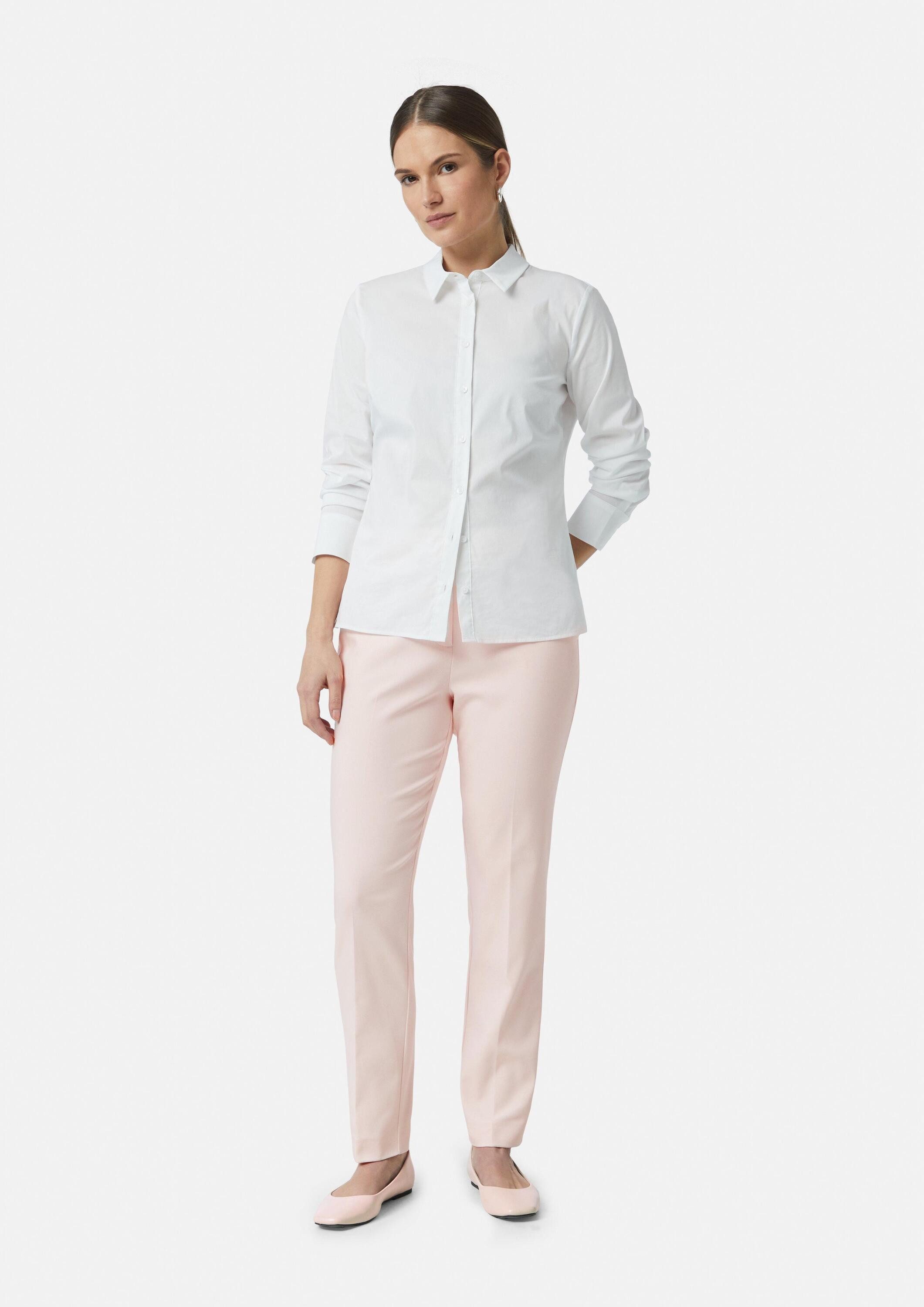 comma 7/8-Hose Hose Elastische Cigarette-Pants mit Bügelfalte
