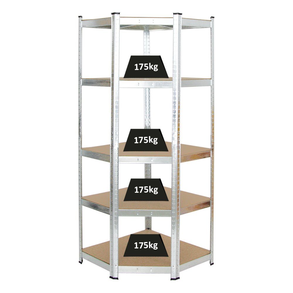 PROREGAL® Eckregal Eckregal Ragnar, HxBxT 180x70x40 günstig online kaufen