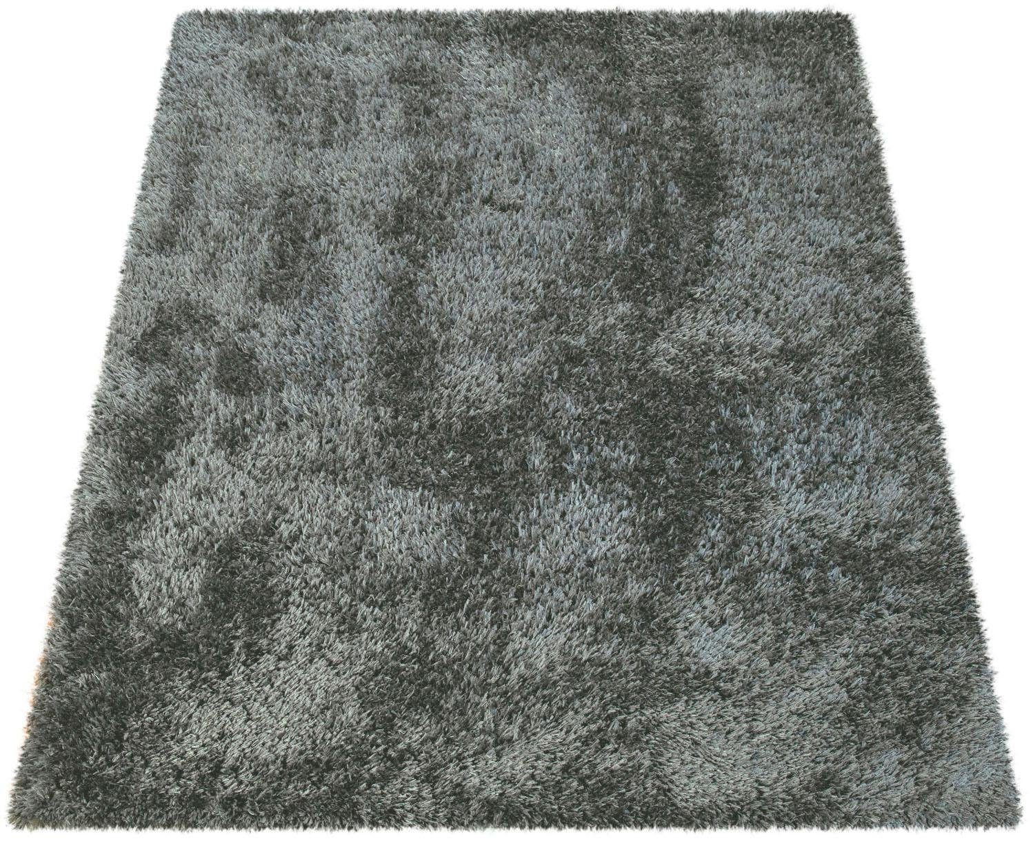 & Hochflor-Teppich waschbar Home, rechteckig, Bamba Paco weich flauschig, 410, Höhe: grau mm, Optik, Flokati 45